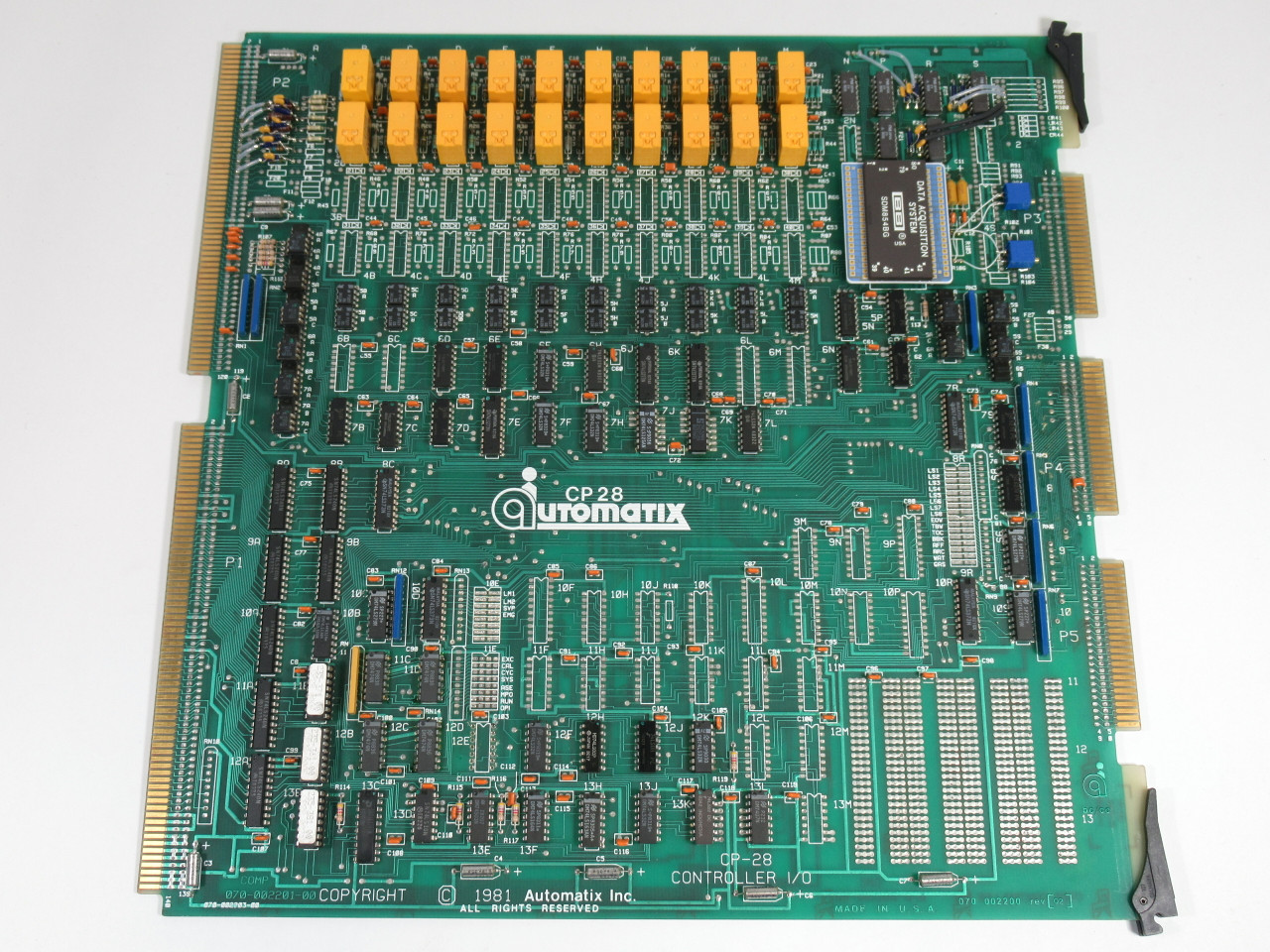 Automatix 040-002808 Rev.02 CP28 I/O Controller Board USED