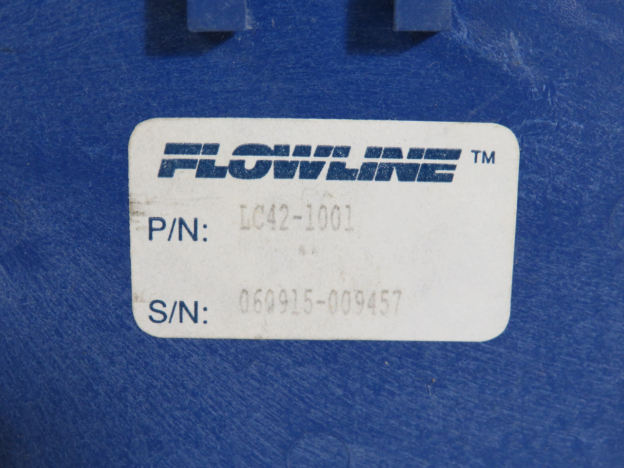 Flowline LC42-1001 Remote Level Switch Controller BROKEN Delay Button USED