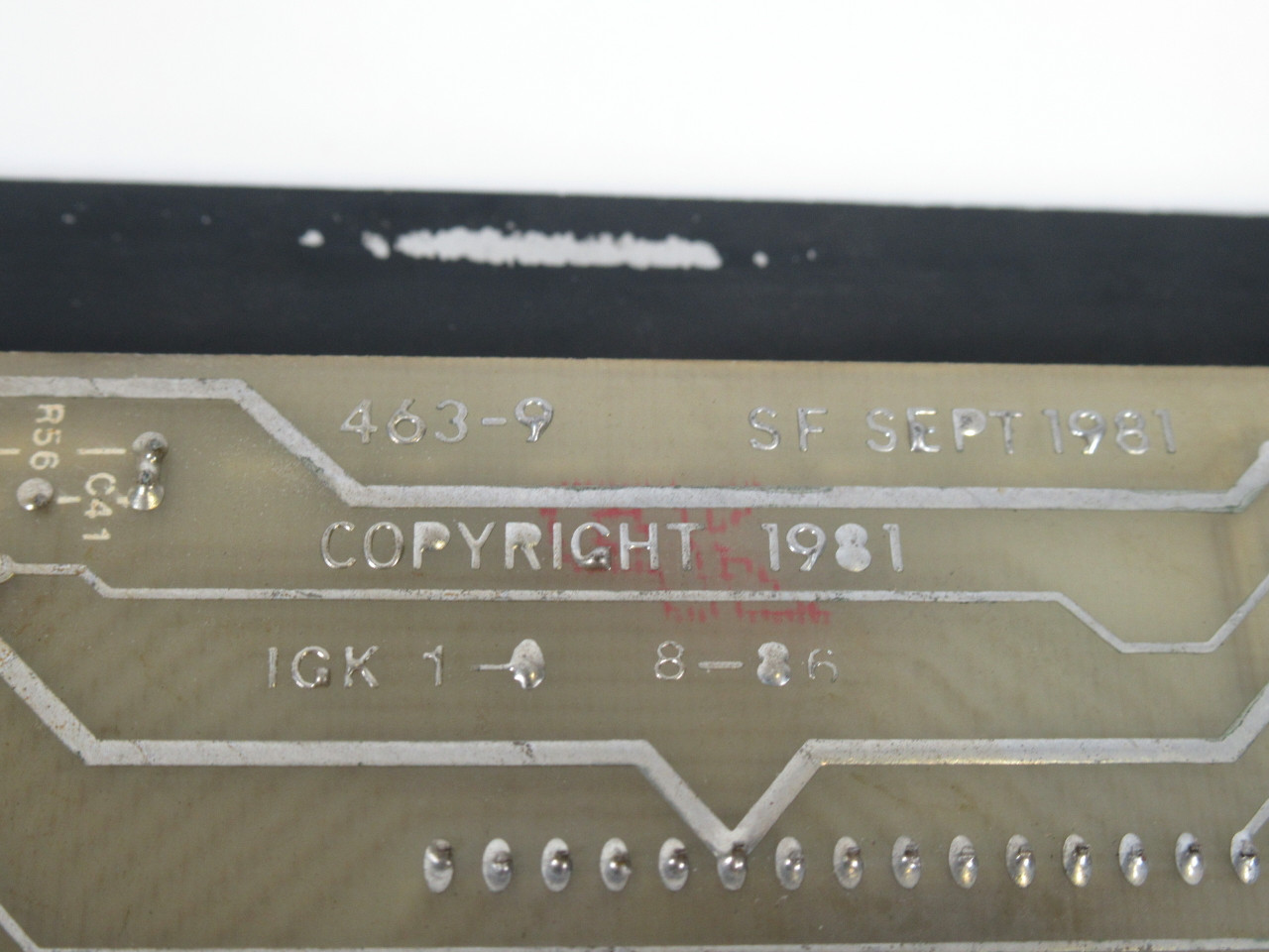 Medar 463-9 Welding Control Board w/ Face Plate Interm. Step/Final Step USED