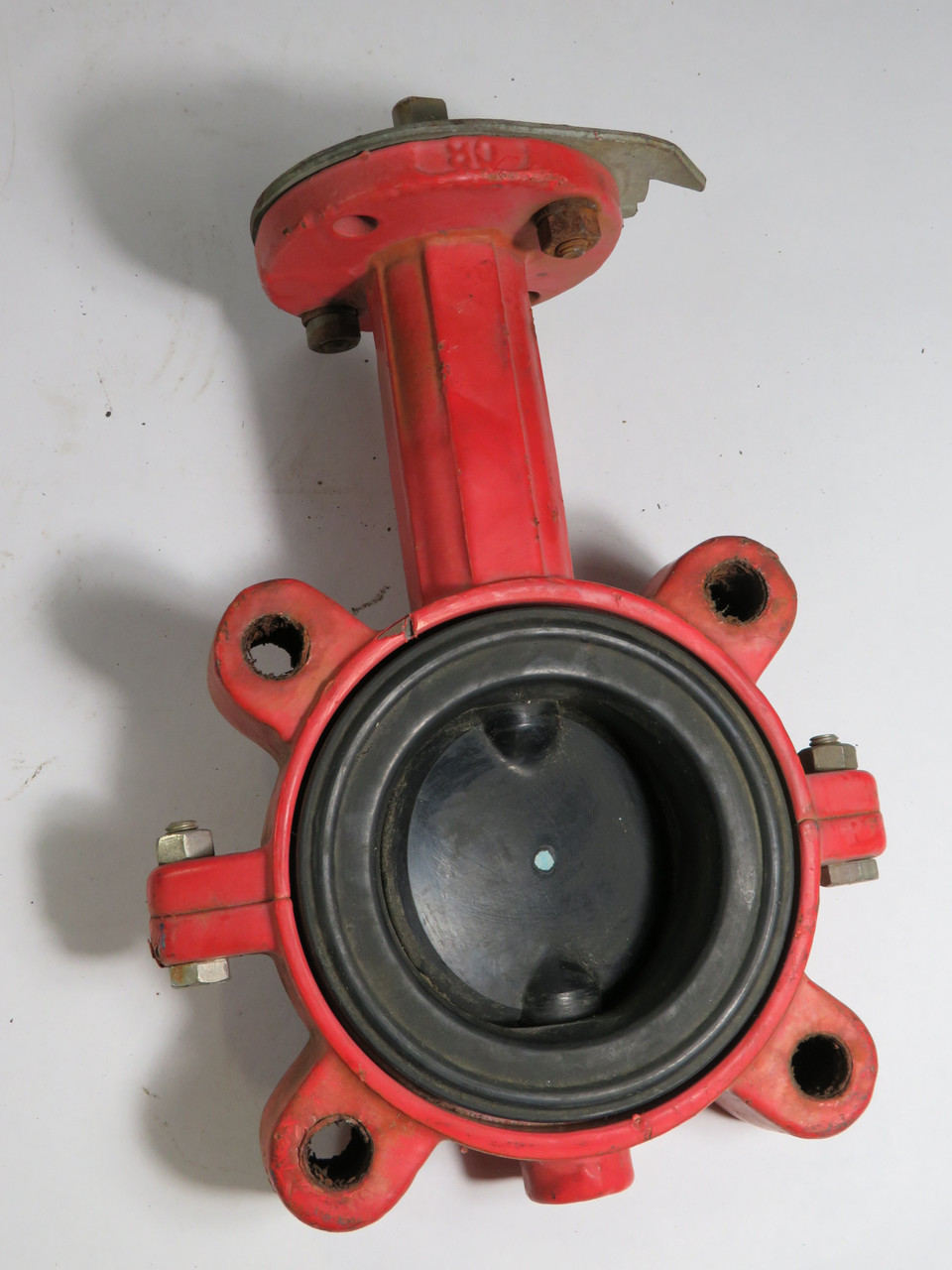 Bray 02-0200-70010-529 Flanged 3" Butterfly Valve MISSING HANDLE USED