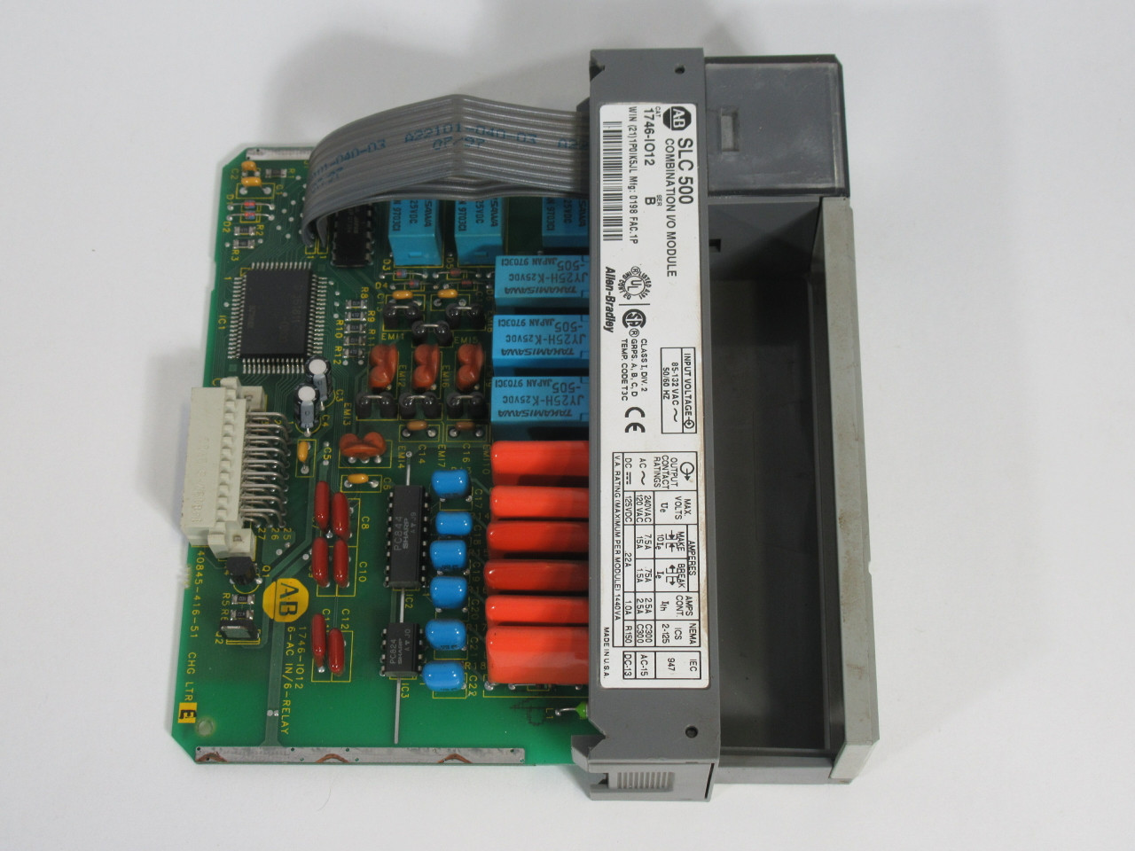 Allen-Bradley 1746-IO12 Ser.B Combination I/O Module *NO TERMINAL BLOCK* USED