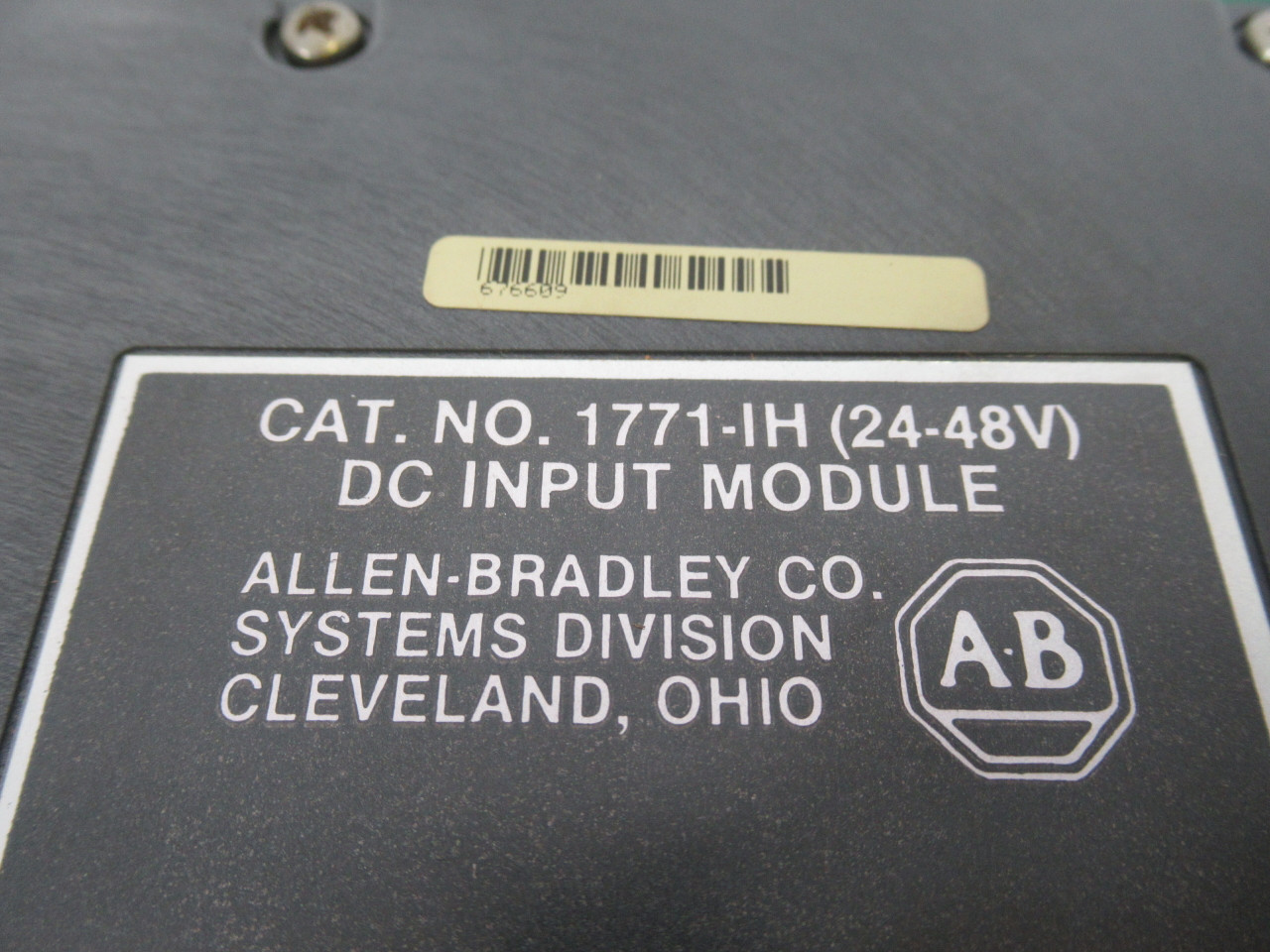 Allen-Bradley 1771-IH DC Input Module 24-48VDC *Has Been Repaired* USED