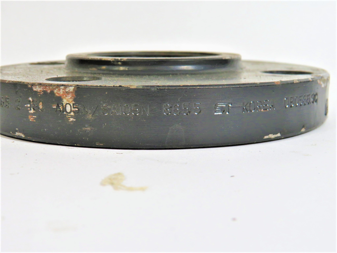 ST B16.5 2 150 A105N/SA105N 8655 Raised Threaded Flange Steel USED