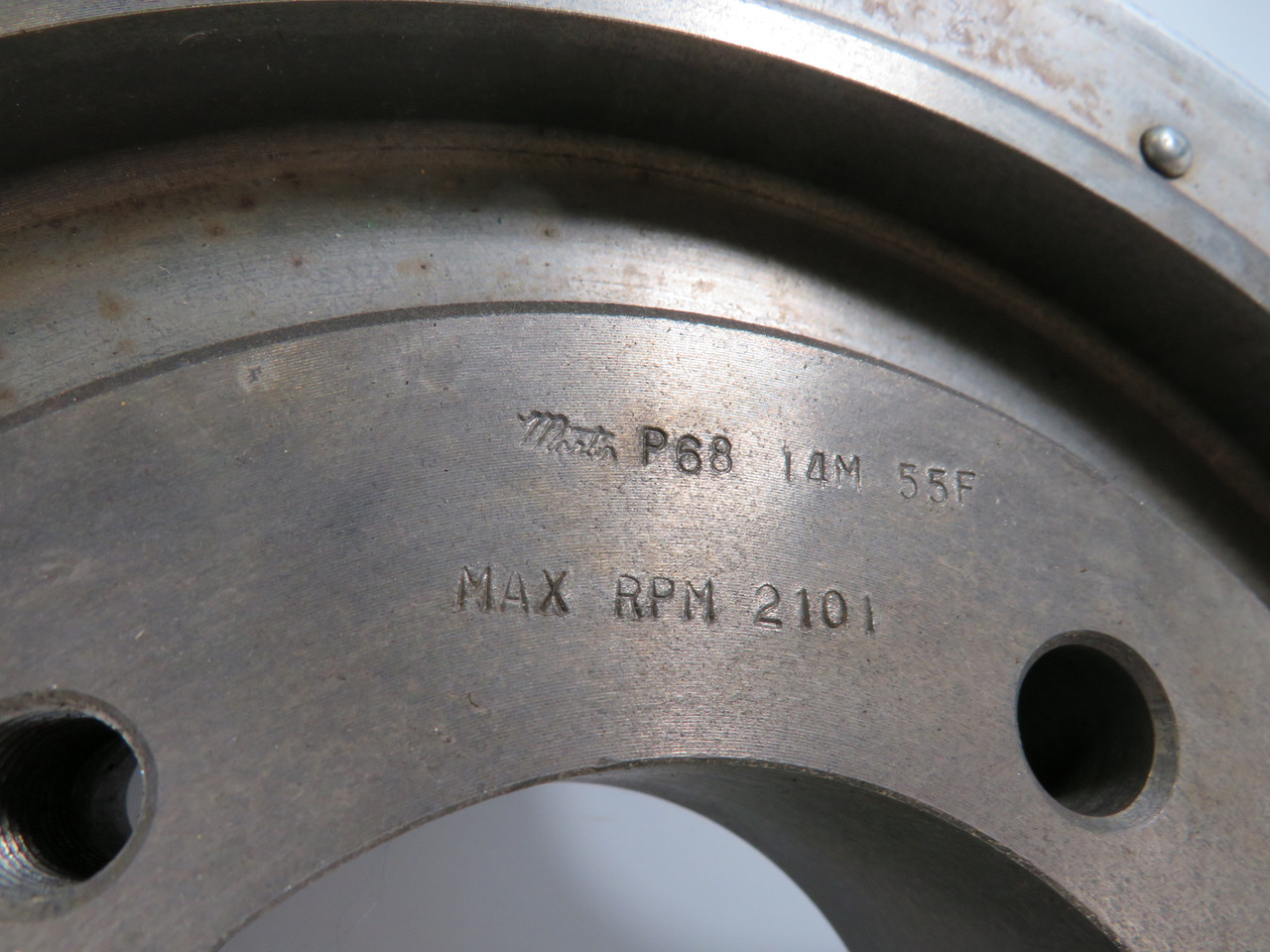 Martin P68-14M-55F Timing Pulley 100mm Max Bore 317.5mm OD 55mm Width USED