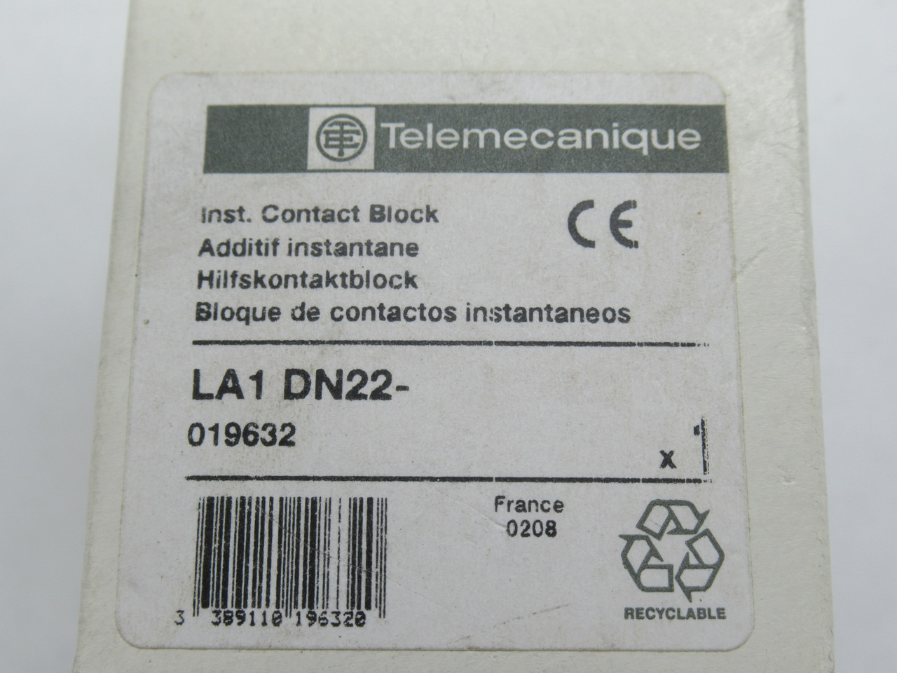 Telemecanique LA1-DN22 Auxiliary Contact Block 2NO 2NC NEW