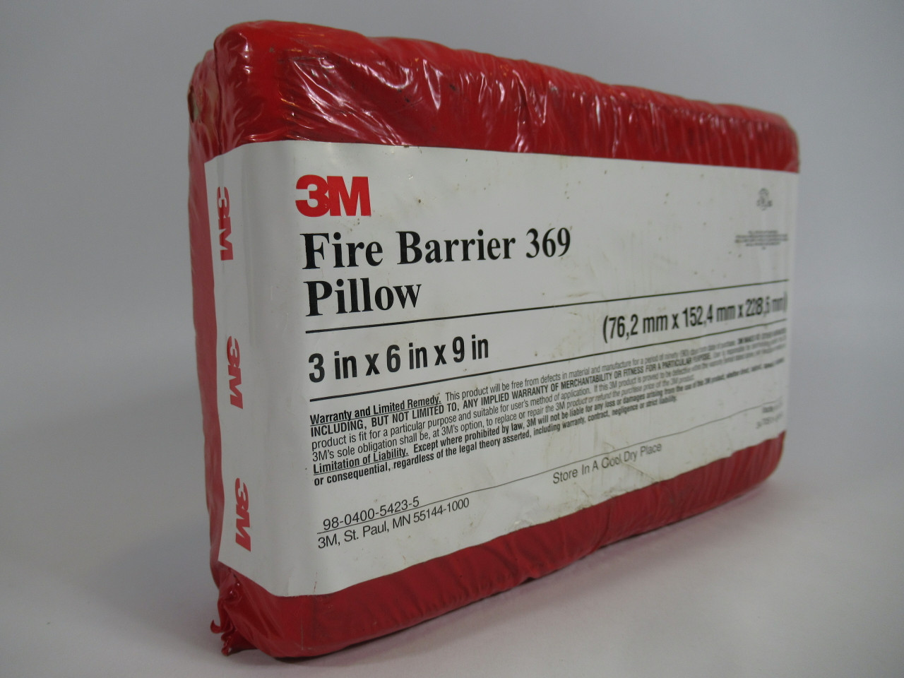 3M FB-369 Fire Barrier Pillow 3" x 6" x 9" ! NOP !