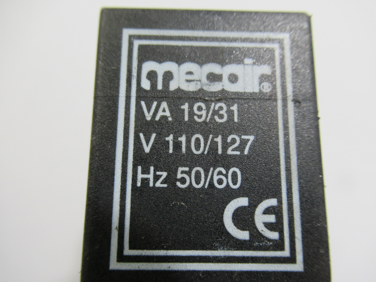 Mecair ME-819 Dresser Nut Solenoid Valve 1-55/64" ID 110/127V 50/60Hz USED