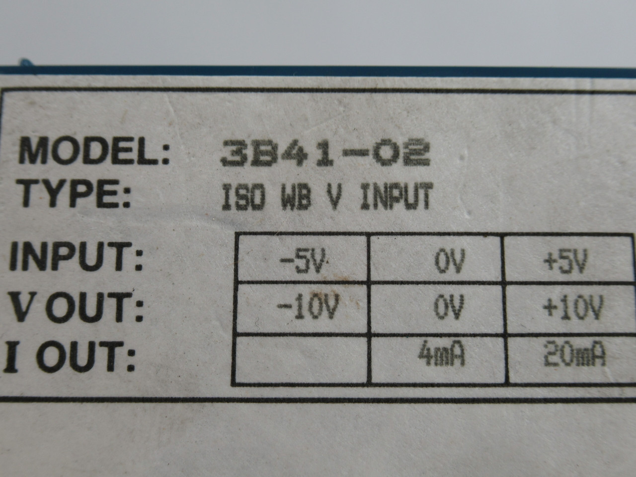 Analog Devices 3B41-02 Isolated Wideband Voltage Input Module ! NOP !