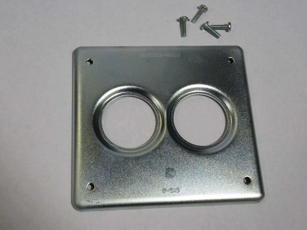 Crouse-Hinds S-212 Square Box Cover w Hardware ! NOP !