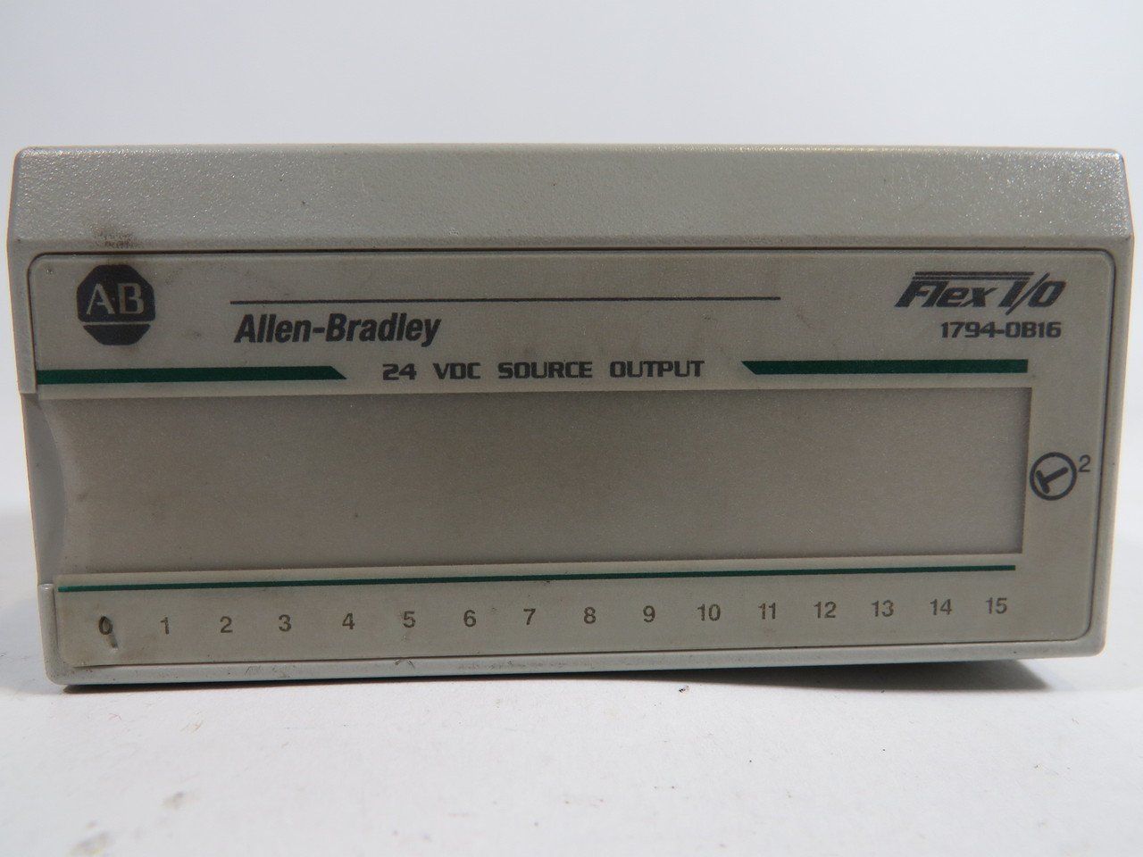 Allen-Bradley 1794-OB16 Ser A Flex I/O 24VDC Output 96221875 Rev B01 USED