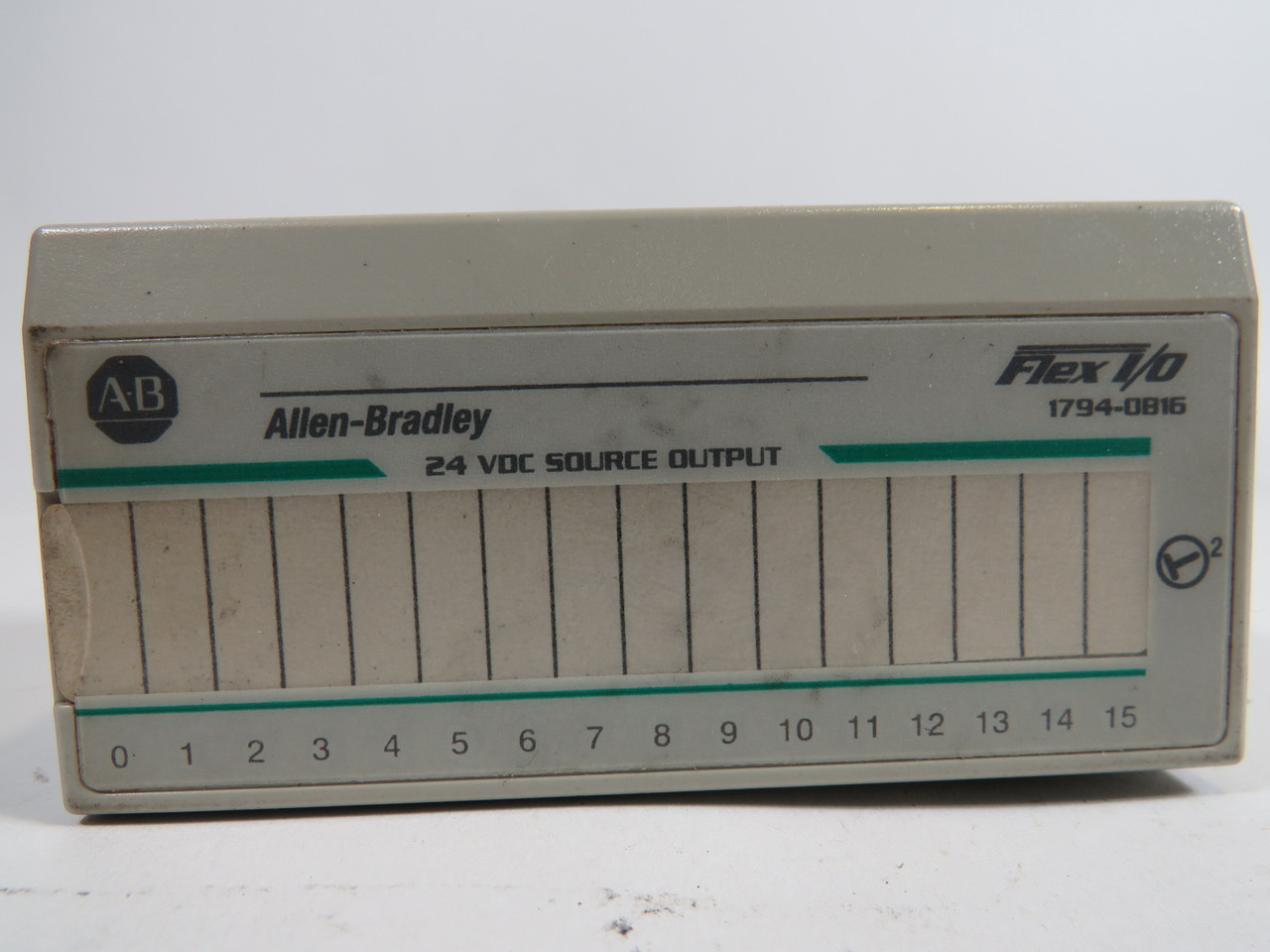 Allen-Bradley 1794-OB16 Ser A Flex I/O 24VDC Output Module USED