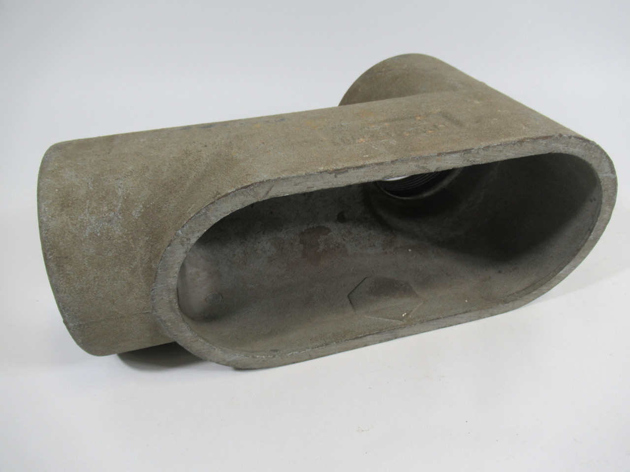 Crouse-Hinds LB87 Iron Alloy LB Conduit Body 3" w/o Cover USED