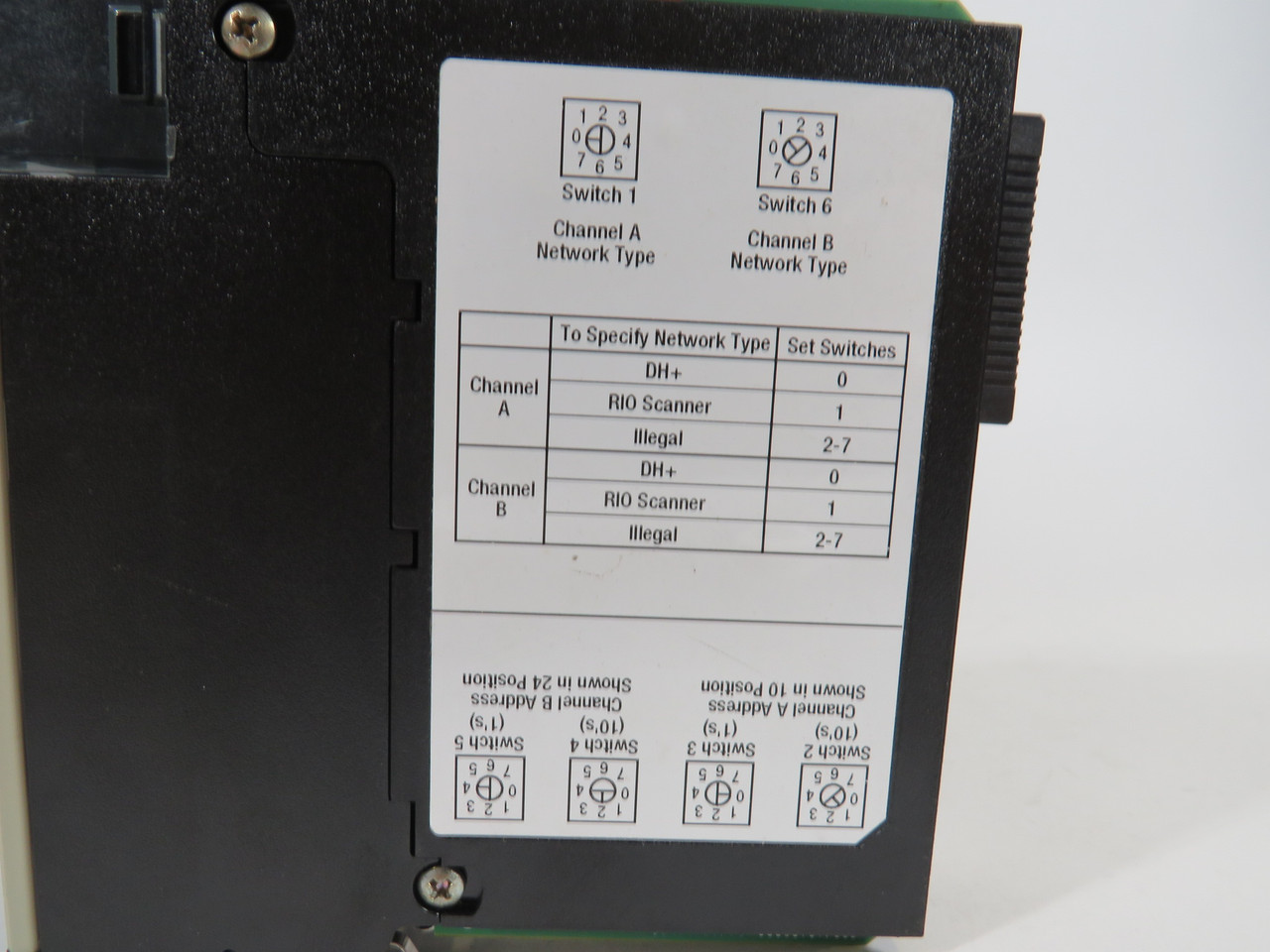 Allen-Bradley 1756-DHRIO Ser.C Rev.B01 DH+/RIO Communication Interface USED