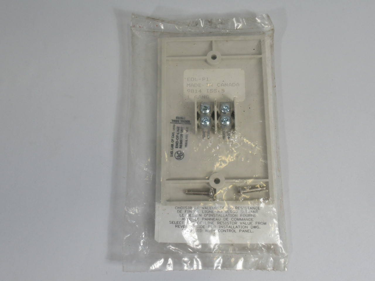 Edwards EOL-P1 End-of-Line Resistor Unit w/ Hardware NWB