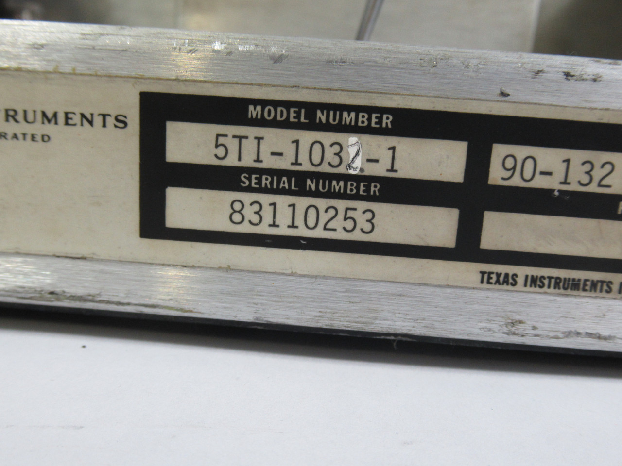 Texas Instruments 5TI-1032-1 Sequencer Module 90-132VAC 47-63Hz .75A USED