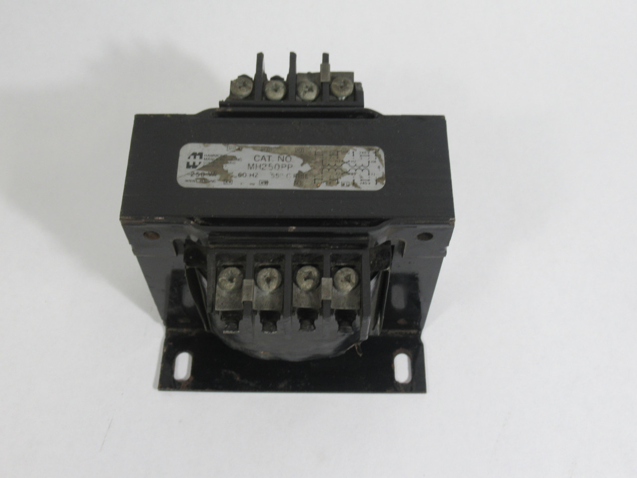 Hammond MH250PP Transformer 250VA Pri.120/240V 3Phase *Cracked Contacts* USED