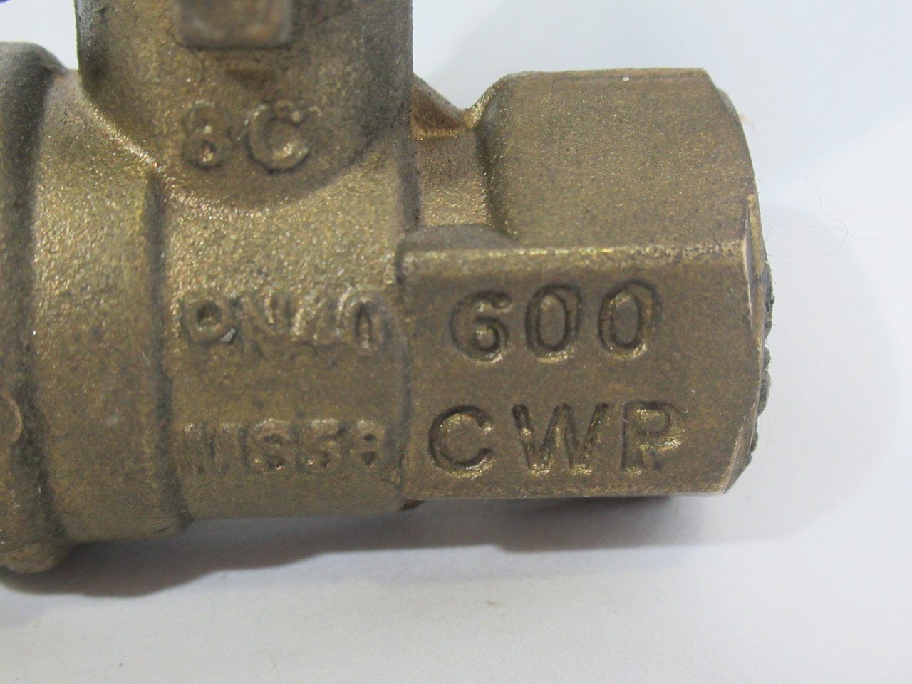 DynaQuip S92 Brass Ball Valve 3/8" FNPT PN40 600CWP 1/2 psi 150 WSP USED