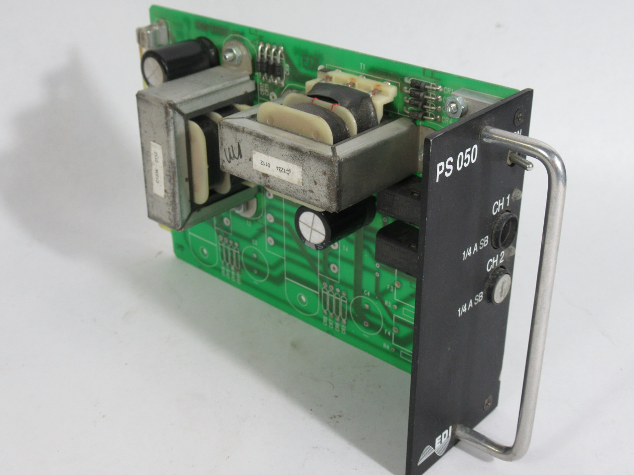 EDI PS050 Power Supply W/ Fuse Holder Missing CH 1 Fuse Holder USED