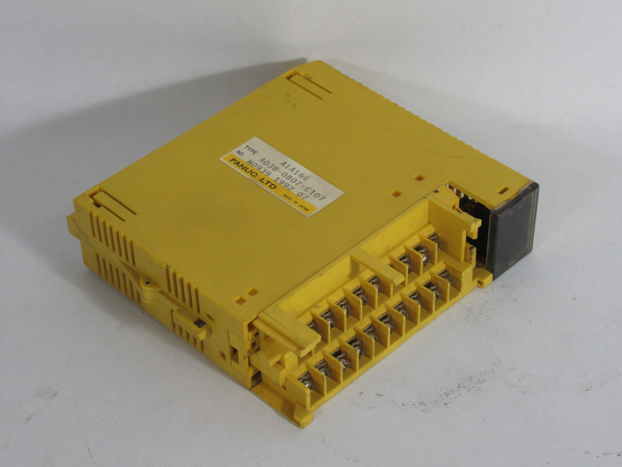 Fanuc A03B-0807-C107 I/O Module NO DOOR Older Model USED