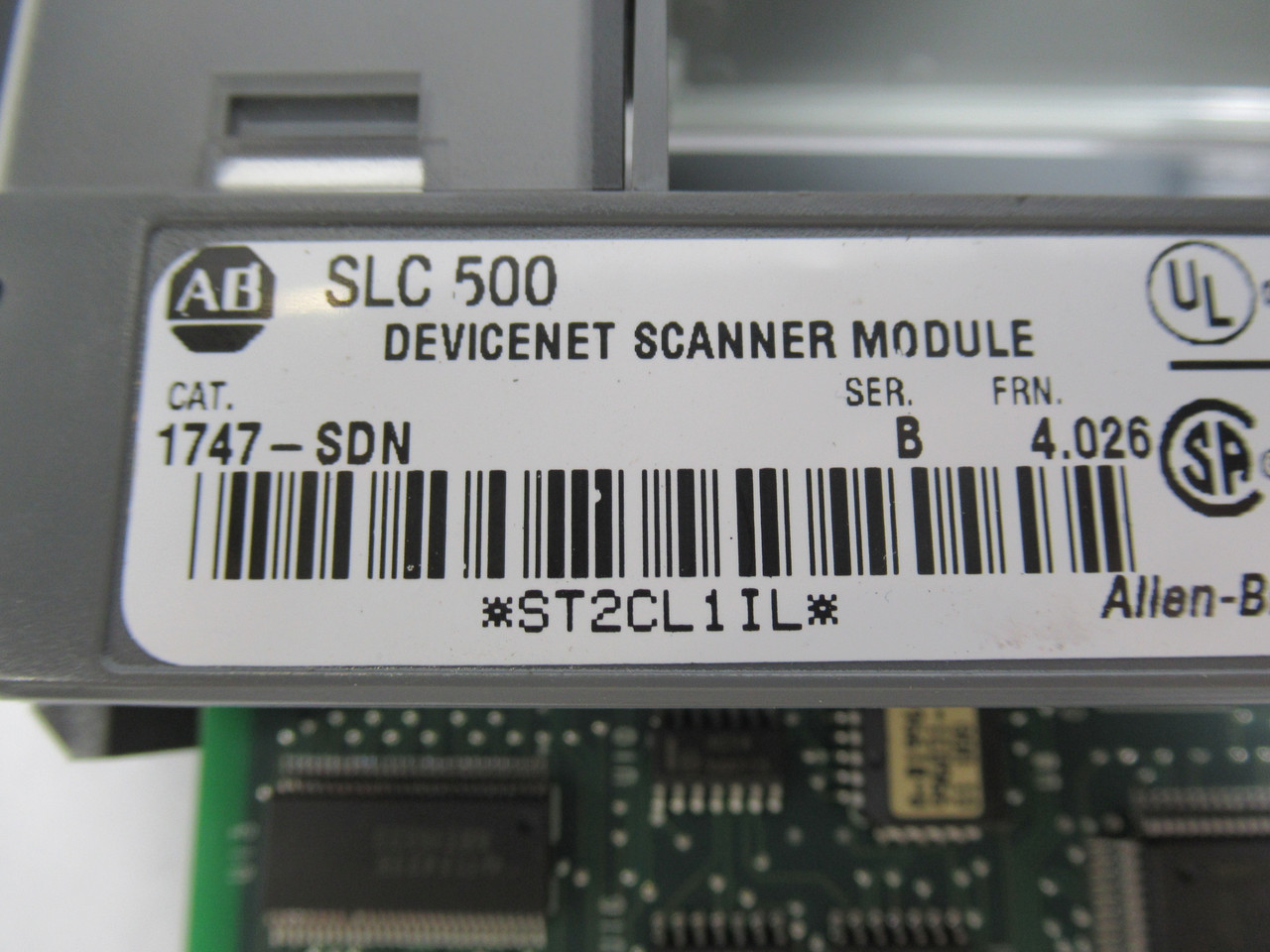 Allen-Bradley 1747-SDN Ser. B. FRN 4.026 DeviceNet Scanner Module 962422 USED