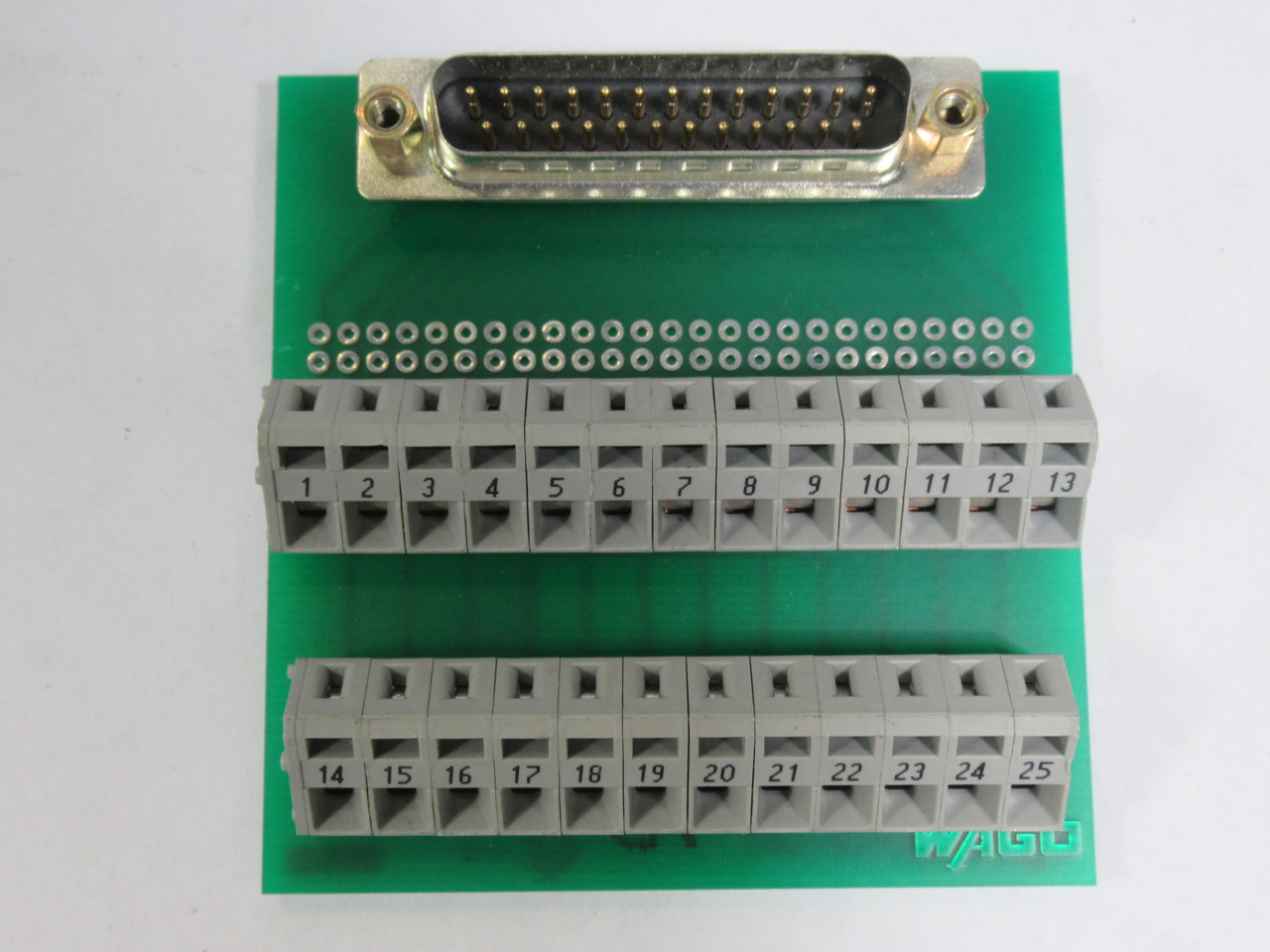 Wago 50036744 25-Pin D-Sub Male Connector Module *No Housing* USED