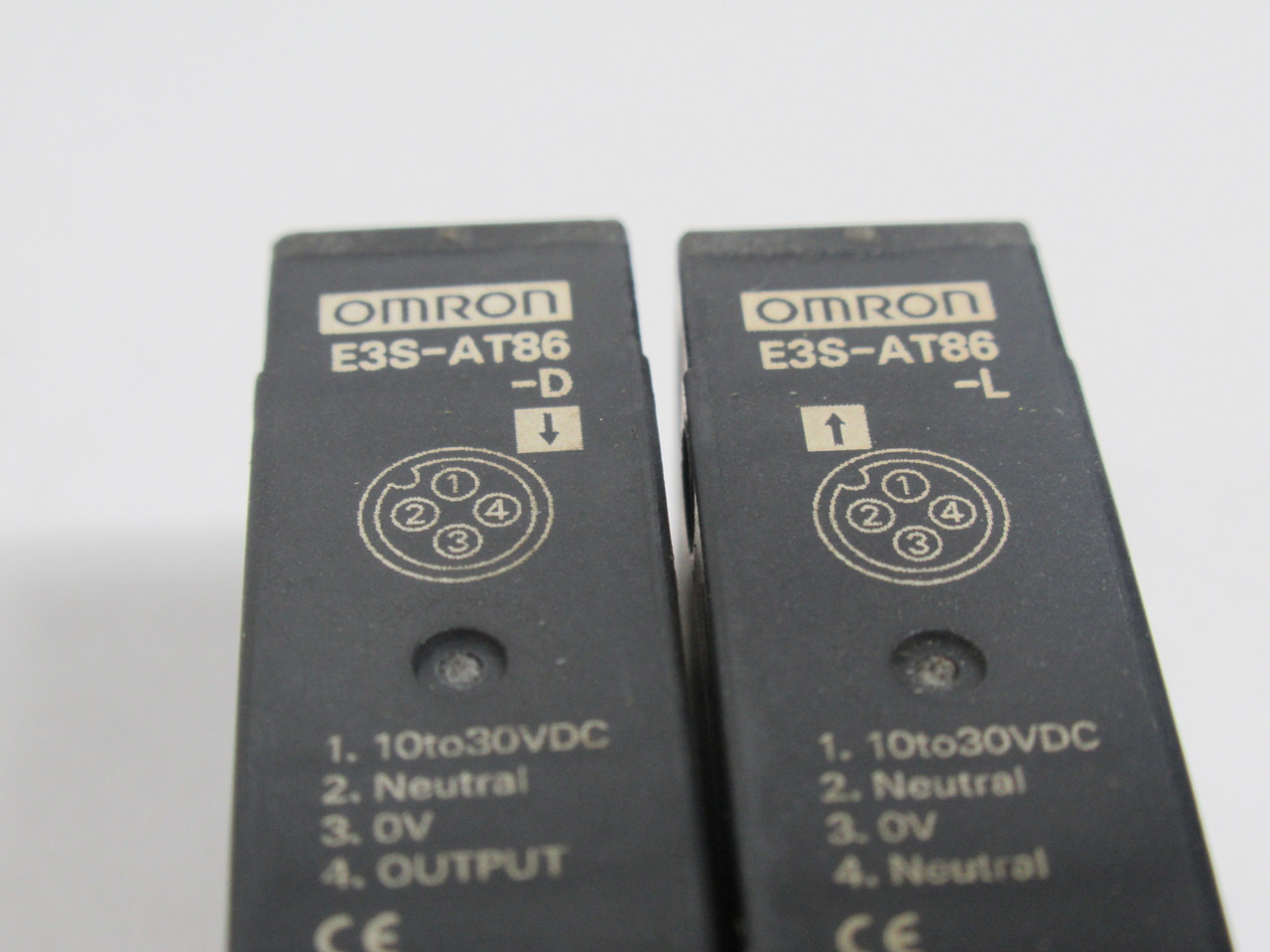 Omron E3S-AT86 Amplifier Photoelectric Sensor Emitter/Receiver Pair 7m USED