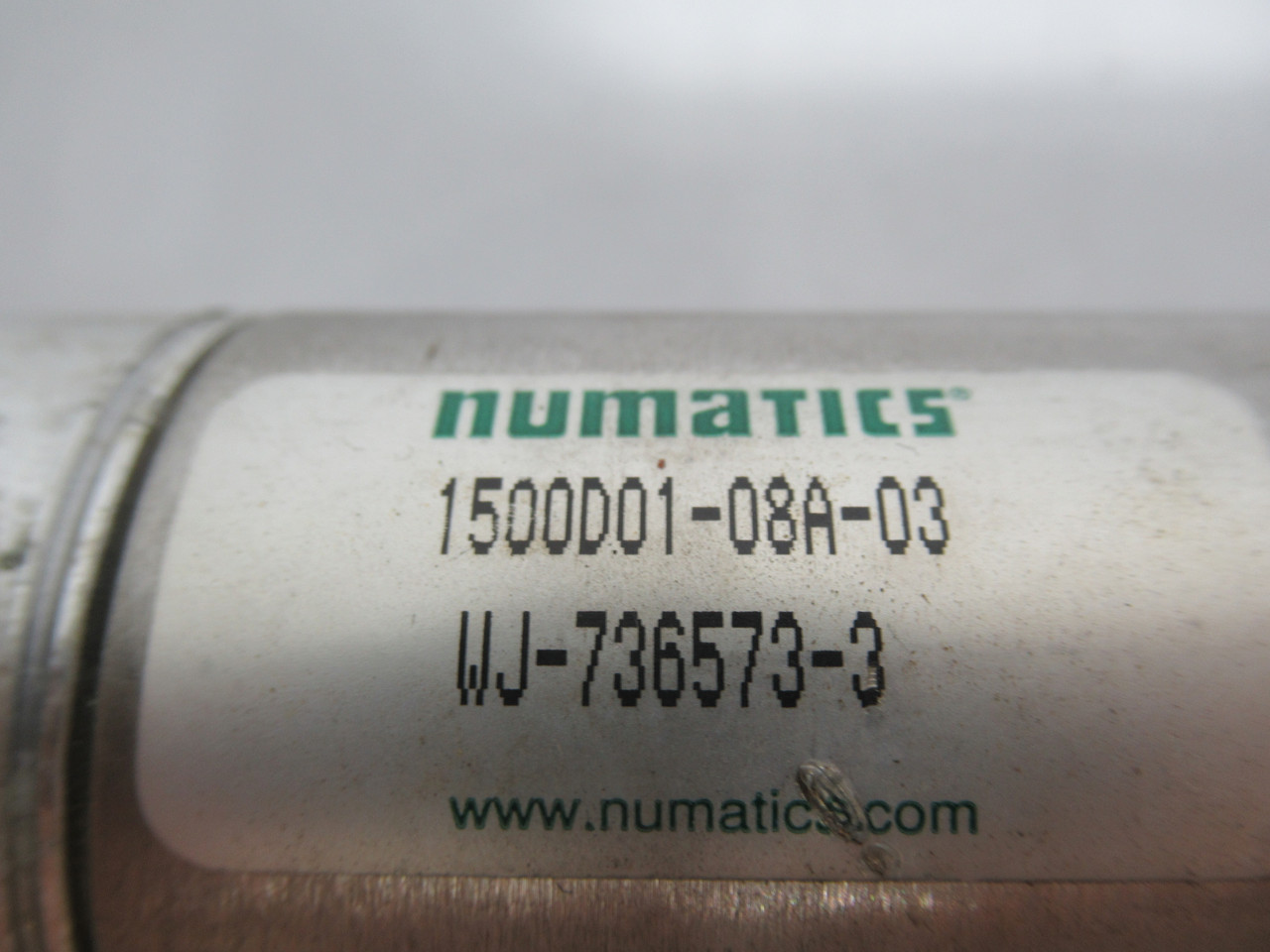 Numatics 1500D01-08A-03 Double Acting Cylinder 1-1/2" Bore 8" Stroke USED