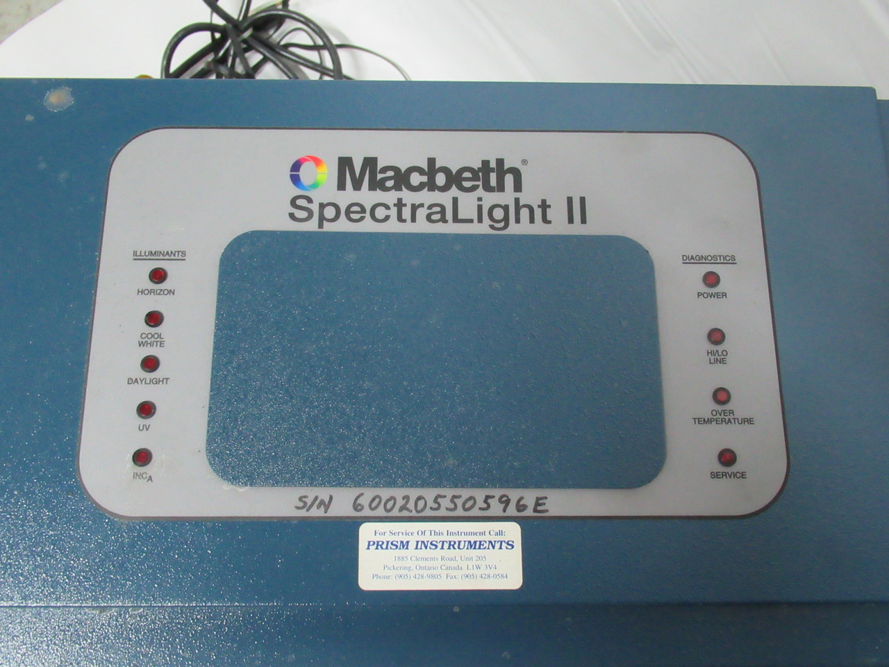 Gretag Macbeth SPL-II-S Spectralight II Light Booth USED