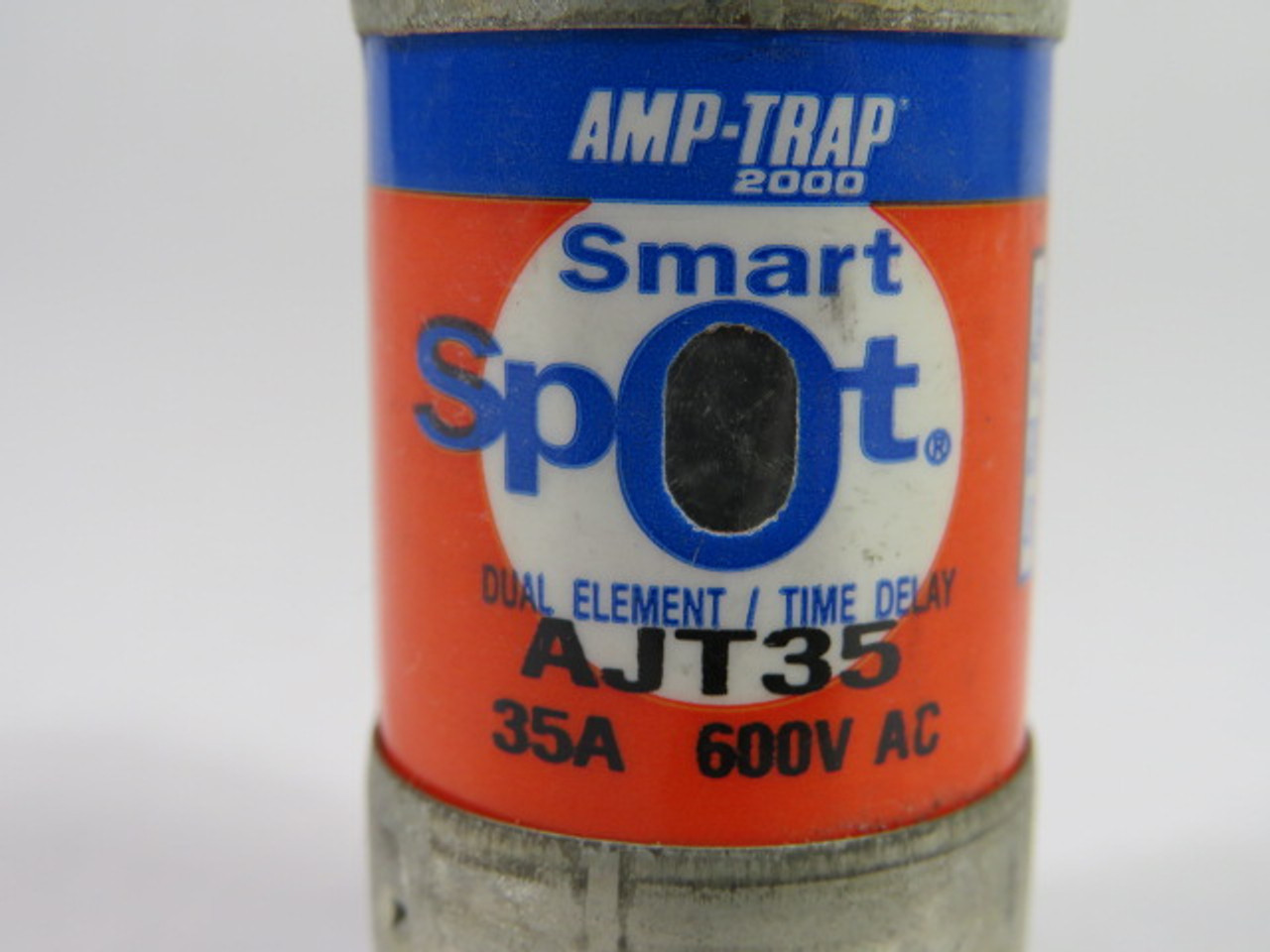 Ferraz Shawmut AJT35 Amp-Trap Smart Spot Indicator Time Delay Fuse 35A 600V USED