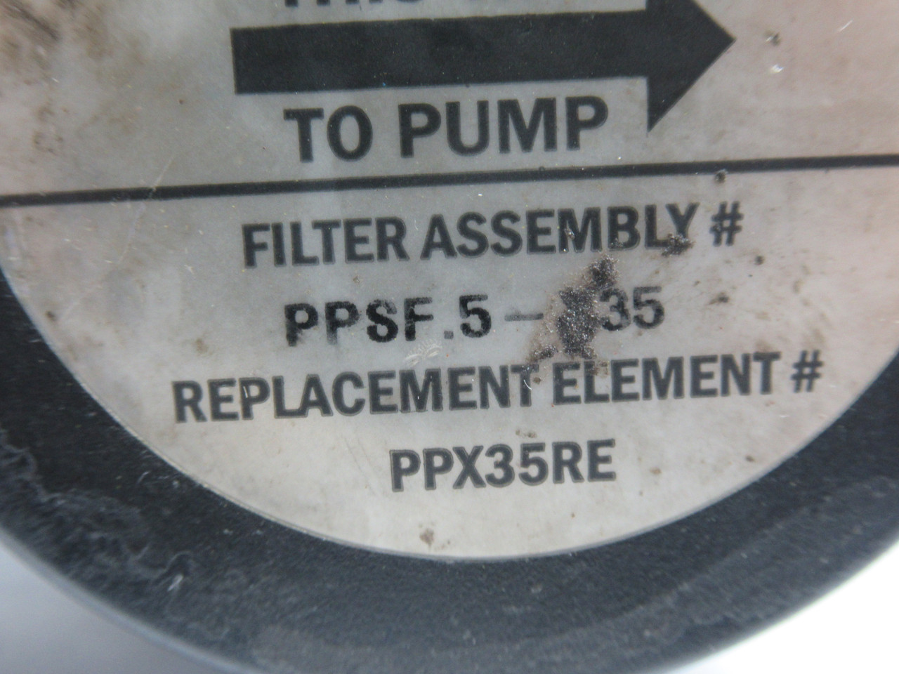 Piab PPSF.5-X35 Vacuum Filter 1/2" NPT 31.78scfm -14.05-0psi USED