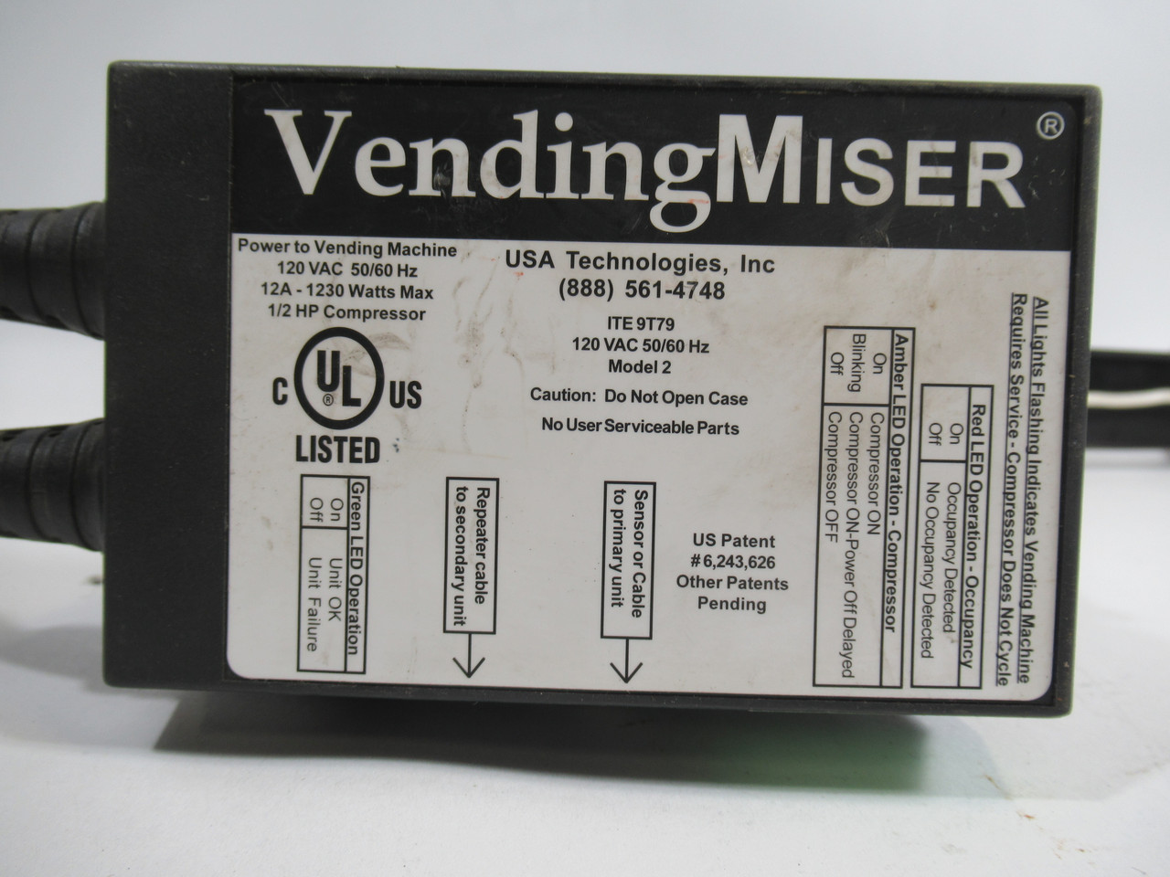 Vending-Miser ITE9T79 120VAC Motion Controller 50/60Hz 12A USED