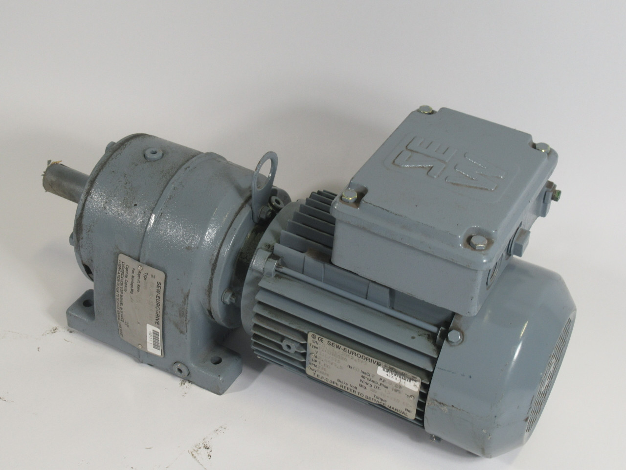 Sew-Eurodrive 1HP 276RPM 330/575V TEFC C/W Gear Reducer 6.17:1 Ratio USED