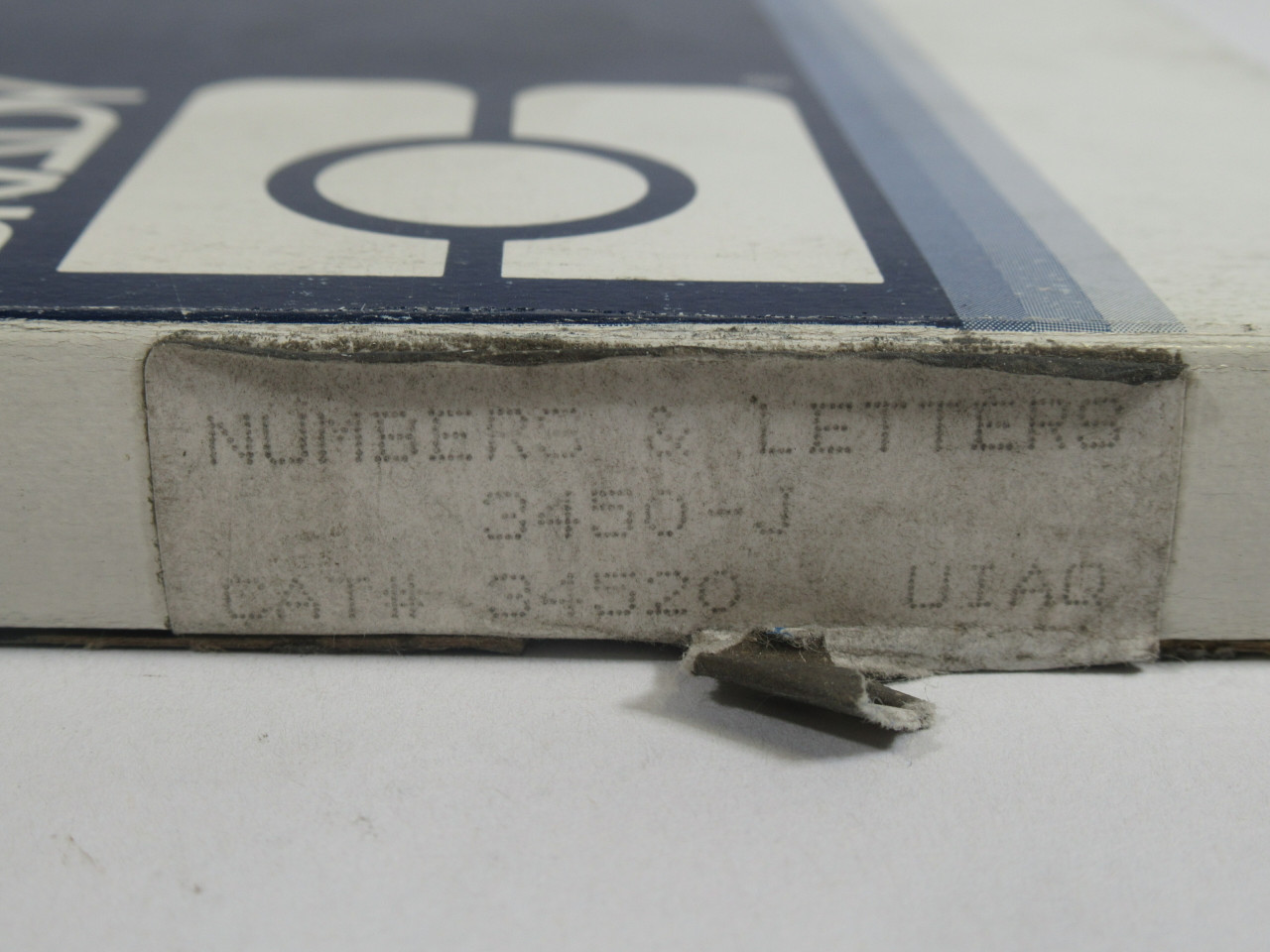 Brady 3450-J Kit of Letter Labels "J" 25-Pack NEW