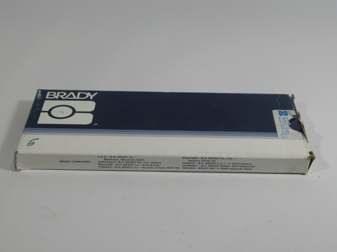 Brady 3450-9 Kit of Number Labels "9" 25-Pack ! NEW !