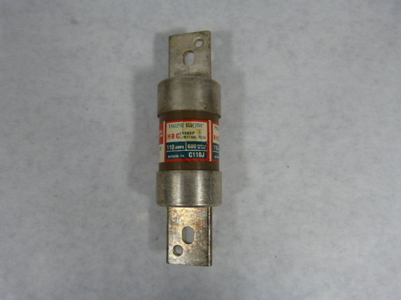 English Electric C110J Energy Limiting Fuse 100A 600V USED