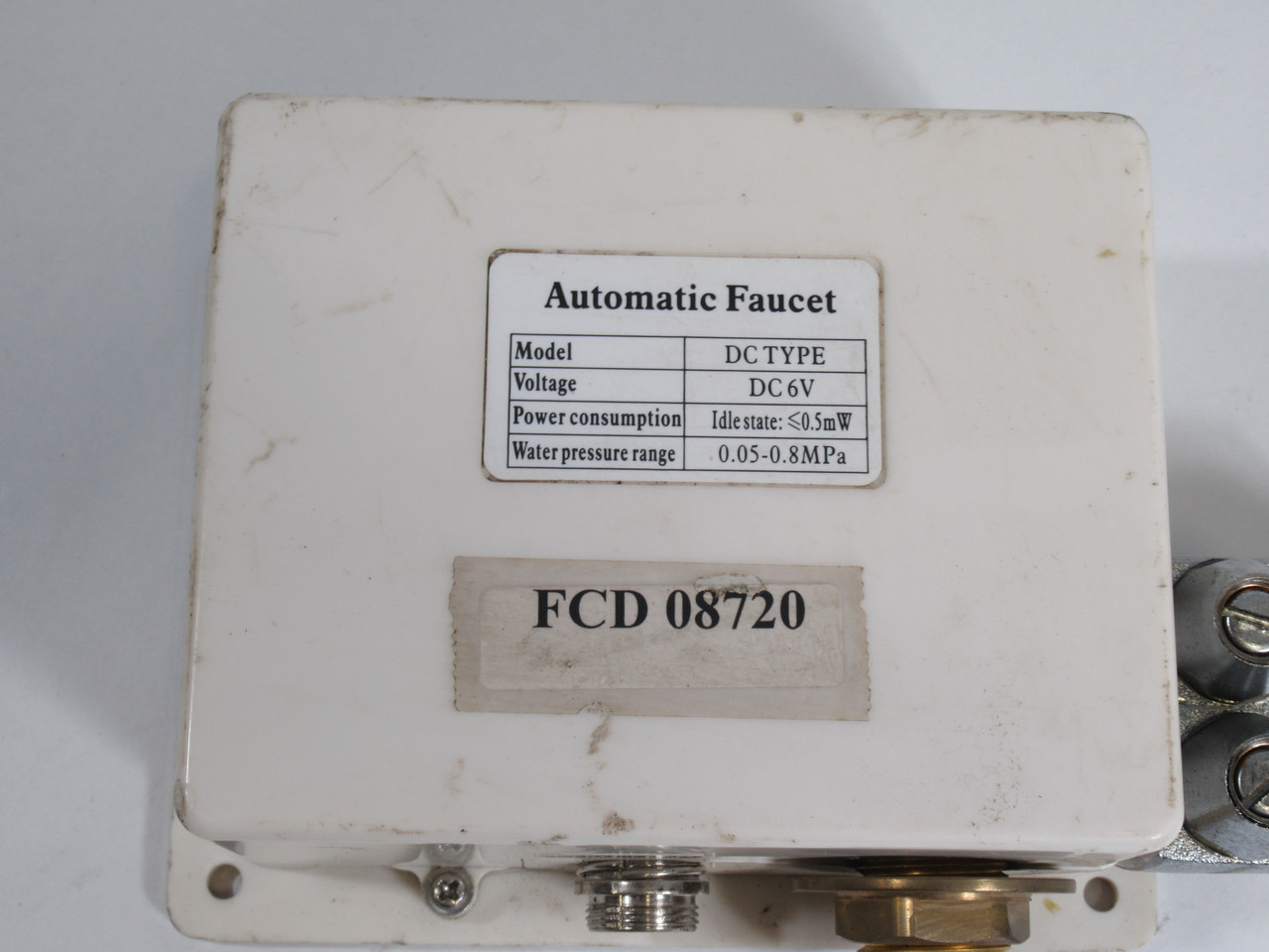 Generic FCD08720 Automatic Faucet Controller 6VDC 0.05-0.8MPa USED