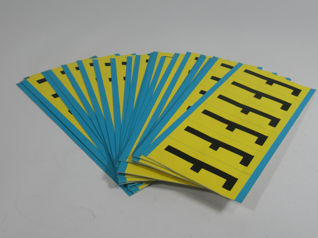 Brady 3450-F Kit of Letter Labels "F" 25-Pack  NEW