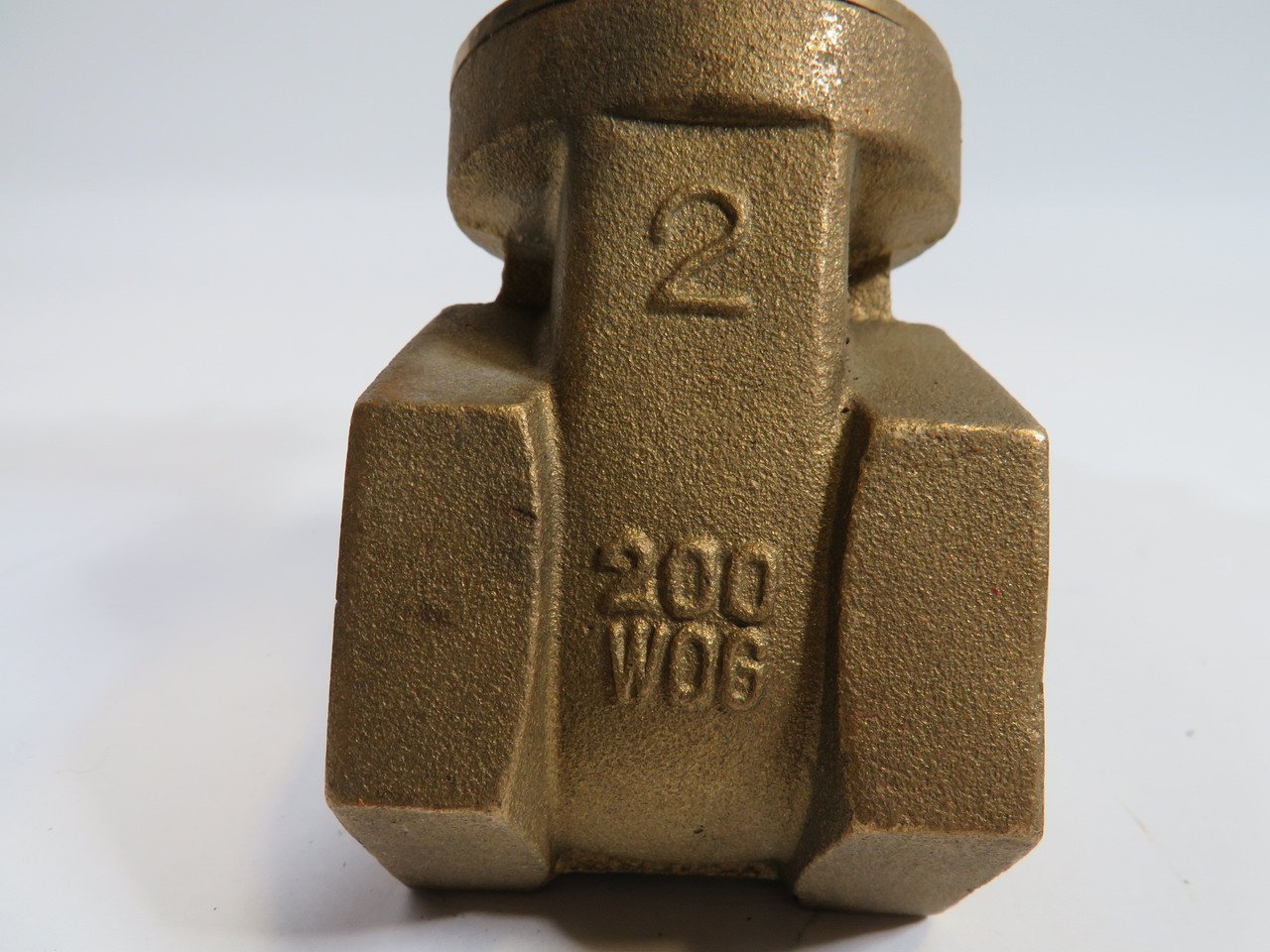 Fortune 2" Brass Gate Valve 200 WOG Blue Handle USED