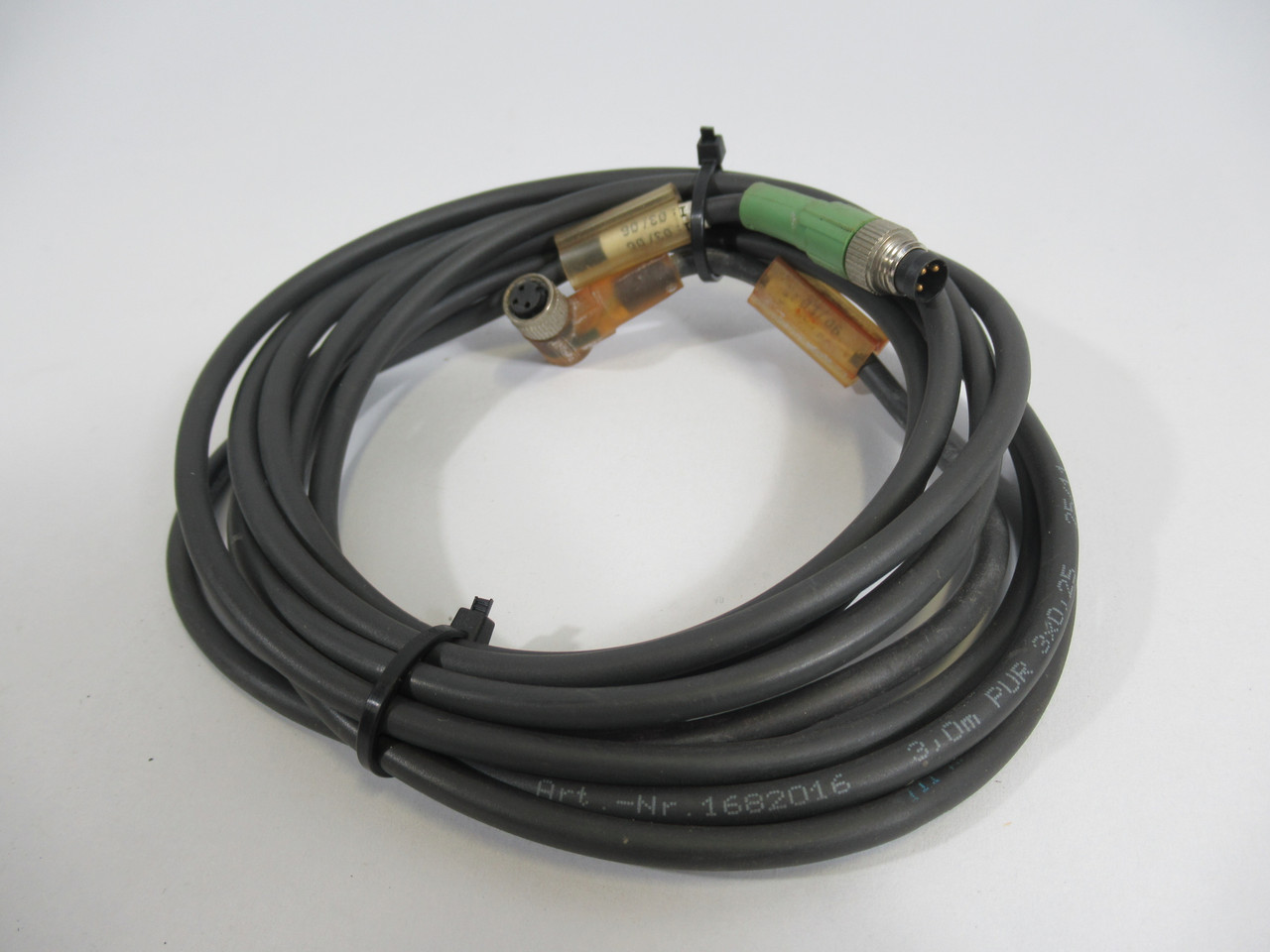 Phoenix Contact 1682016 Sensor/Actuator Cable M8 Plug M8 Socket LED 3m USED