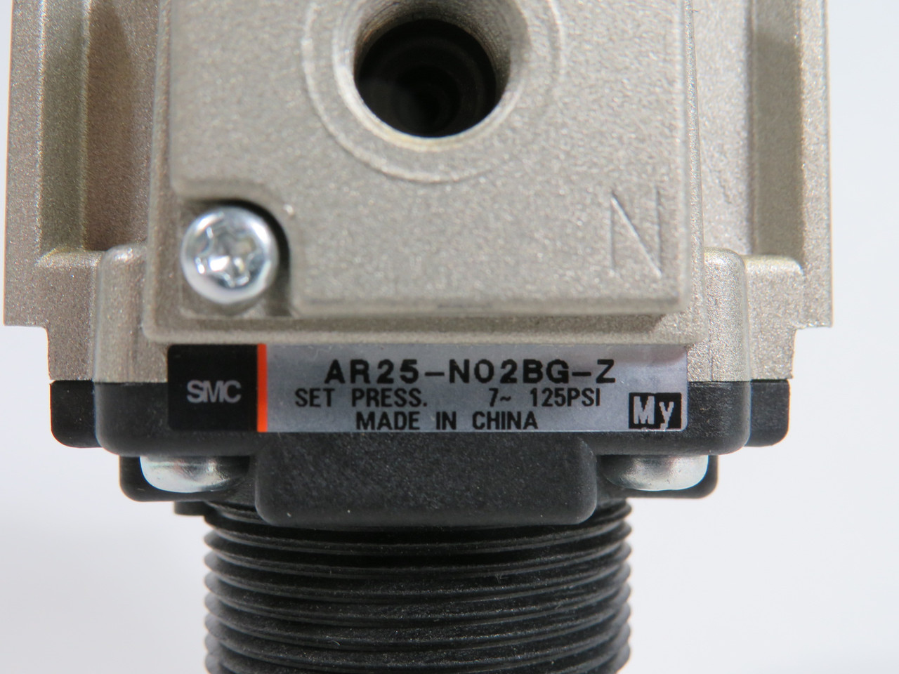SMC AR25-N02BG-Z Modular Regulator 1/4"NPT 7-125psi MISSING Gauge ! NOP !
