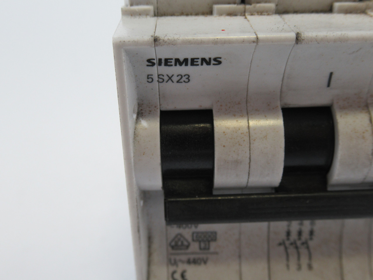 Siemens 5SX23-C10 Circuit Breaker 10A 400VAC 3 Pole USED