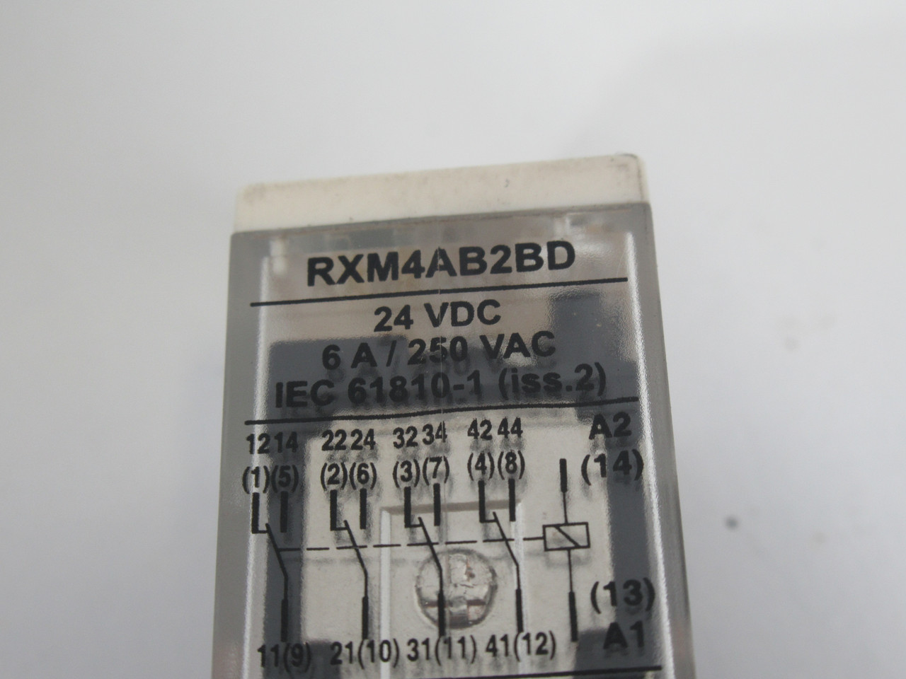 Schneider Electric RXM4AB2BD 24VDC 6A@250VAC 14-Blade USED