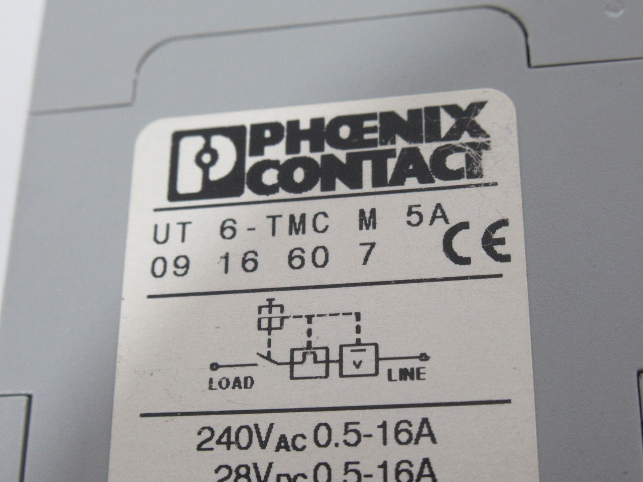 Phoenix Contact 0916607 Thermomagnetic Device Circuit Breaker 5A USED