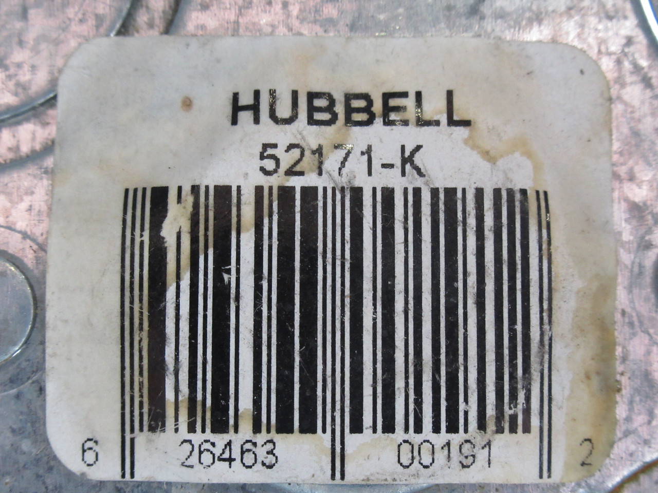 Hubbell 52171-K 4" Square Through Wall Box *Shelf Wear* ! NOP !