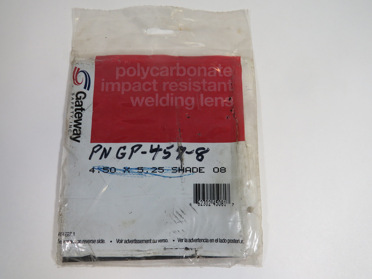 Gateway GP-457-8 Polycarbonate Impact Resistant Welding Lens ! NEW !