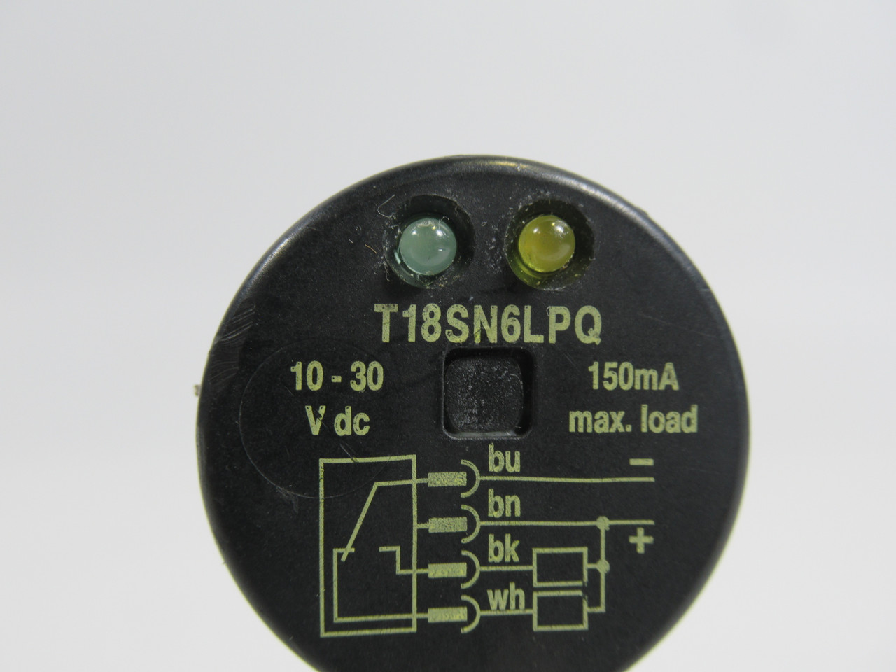 Banner T18SN6LPQ Photoelectric Sensor 10-30VDC 2m *Missing Face Plate* USED