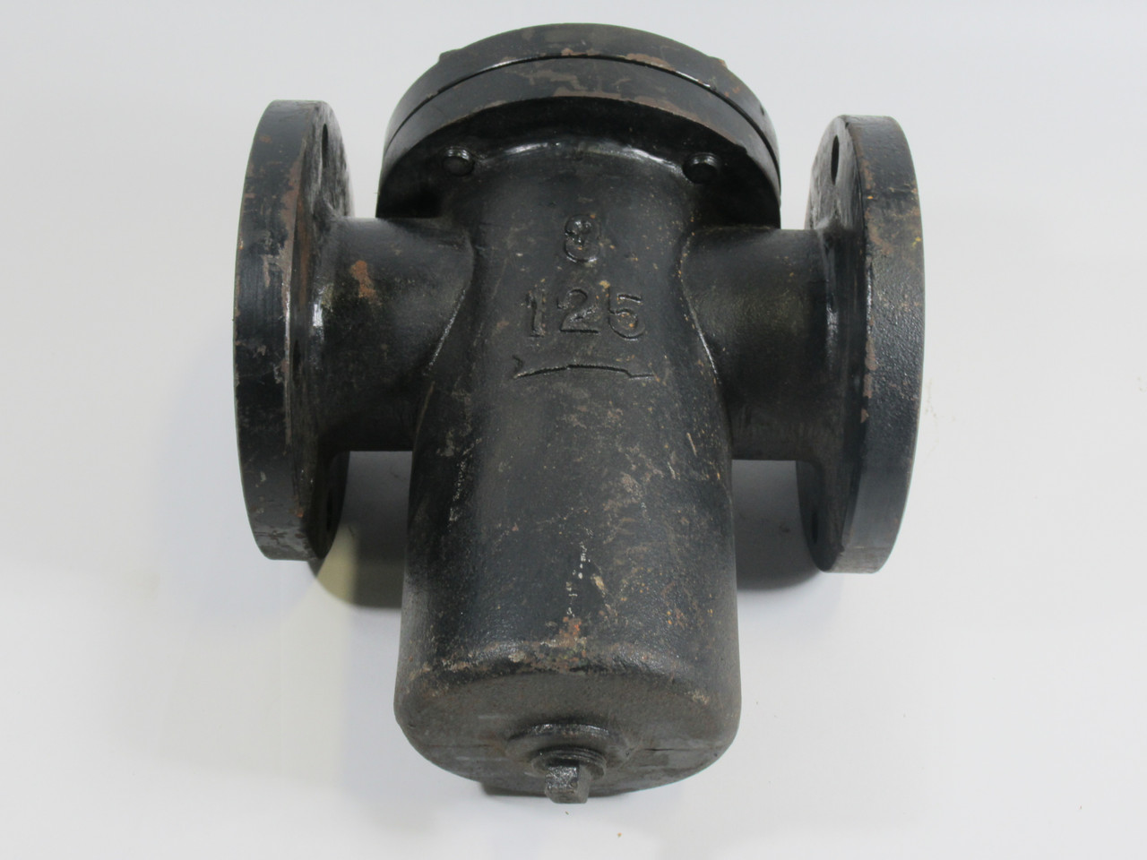 SSI 125B1F Cast Iron Basket Strainer 3" 200 psig USED