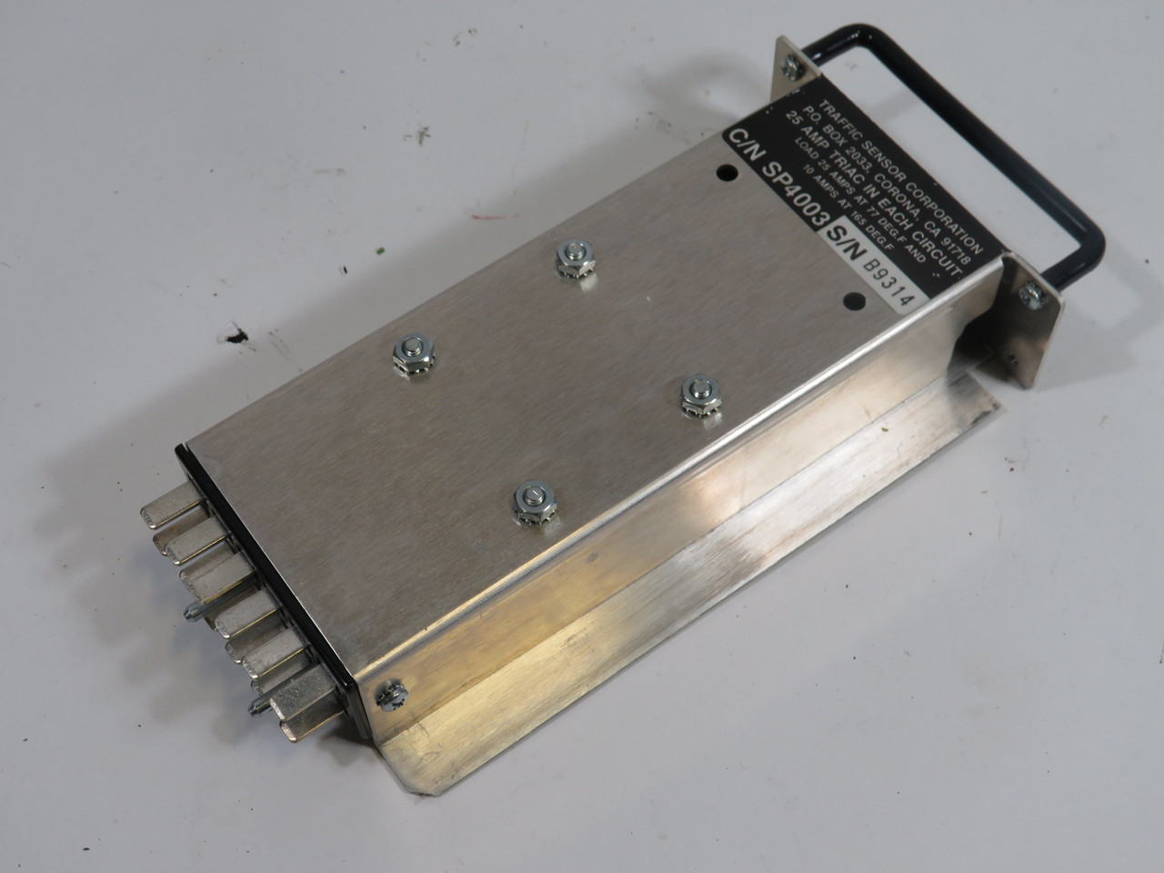 TSC SP4003 Cube 200 Mod. 3 Plug-In Traffic Sensor 25A@77 Deg F USED