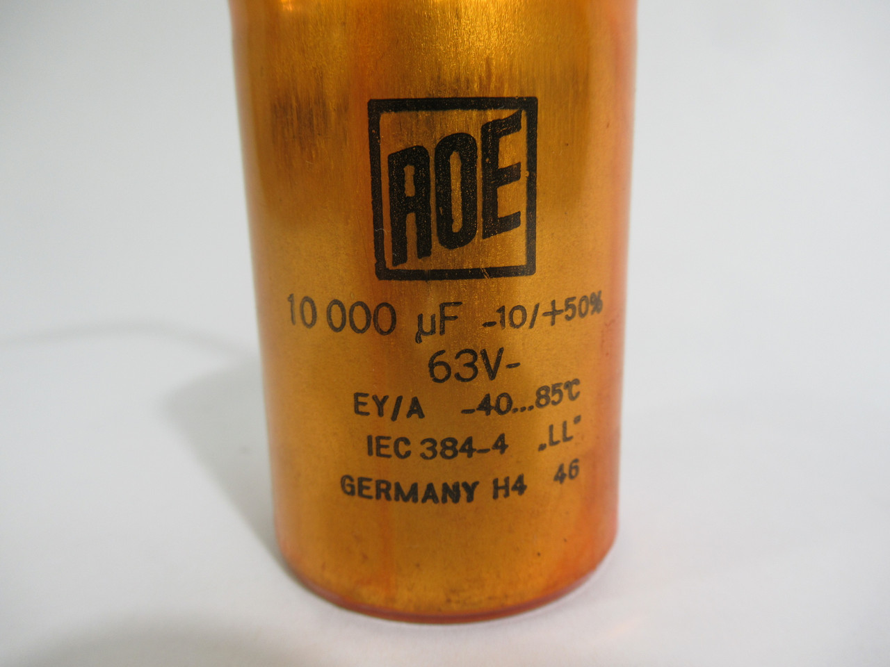 Roederstein EY/A Capacitor 10,000uF 63V −40-85°C USED