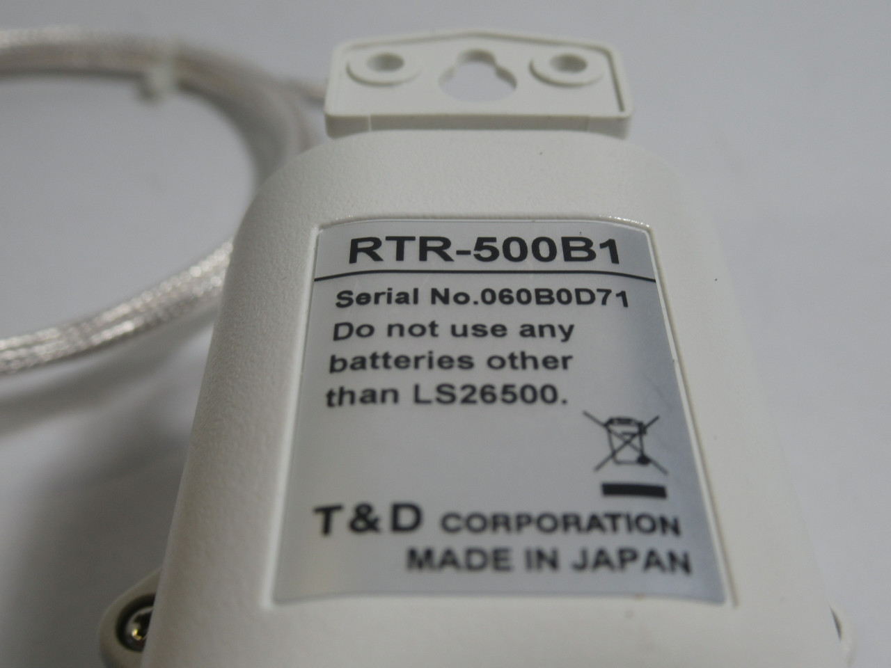 T&D RTR-505 Wireless Data Recorder w/ PTM-3010 Input Module *Cos Damage* ! NOP !